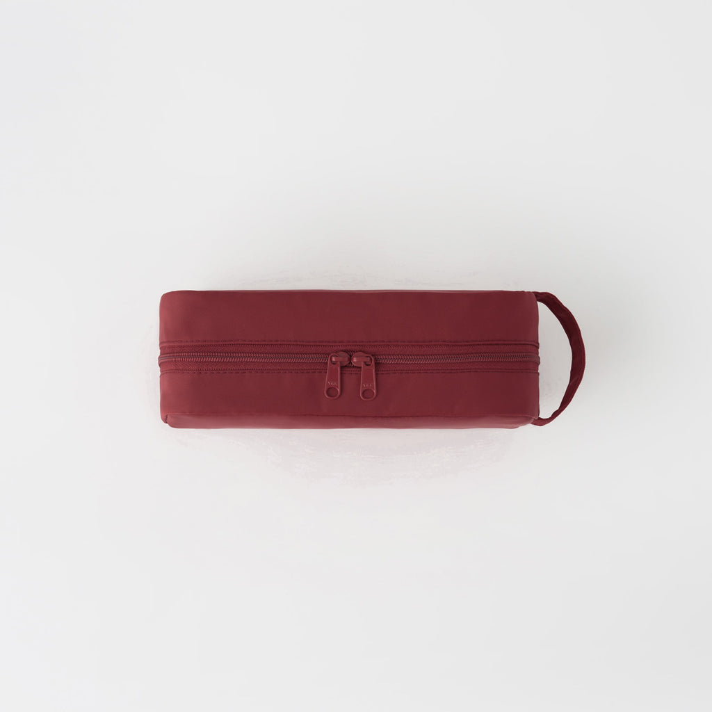 Nylon Pen Case with Handle - Red