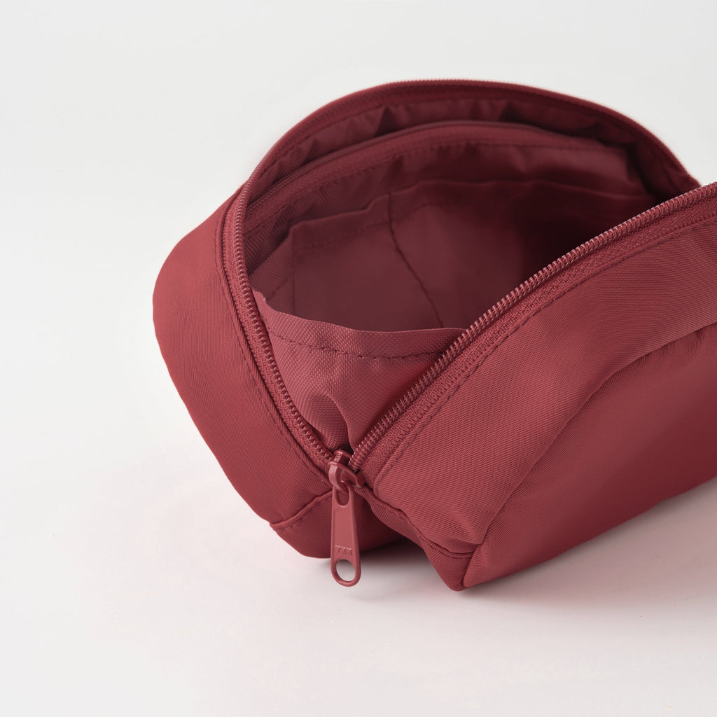 Nylon Pen Case with Handle - Red