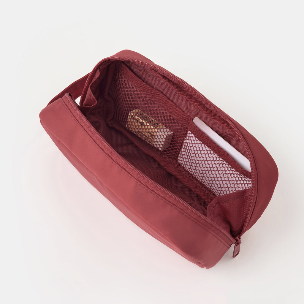 Nylon Pen Case with Handle - Red
