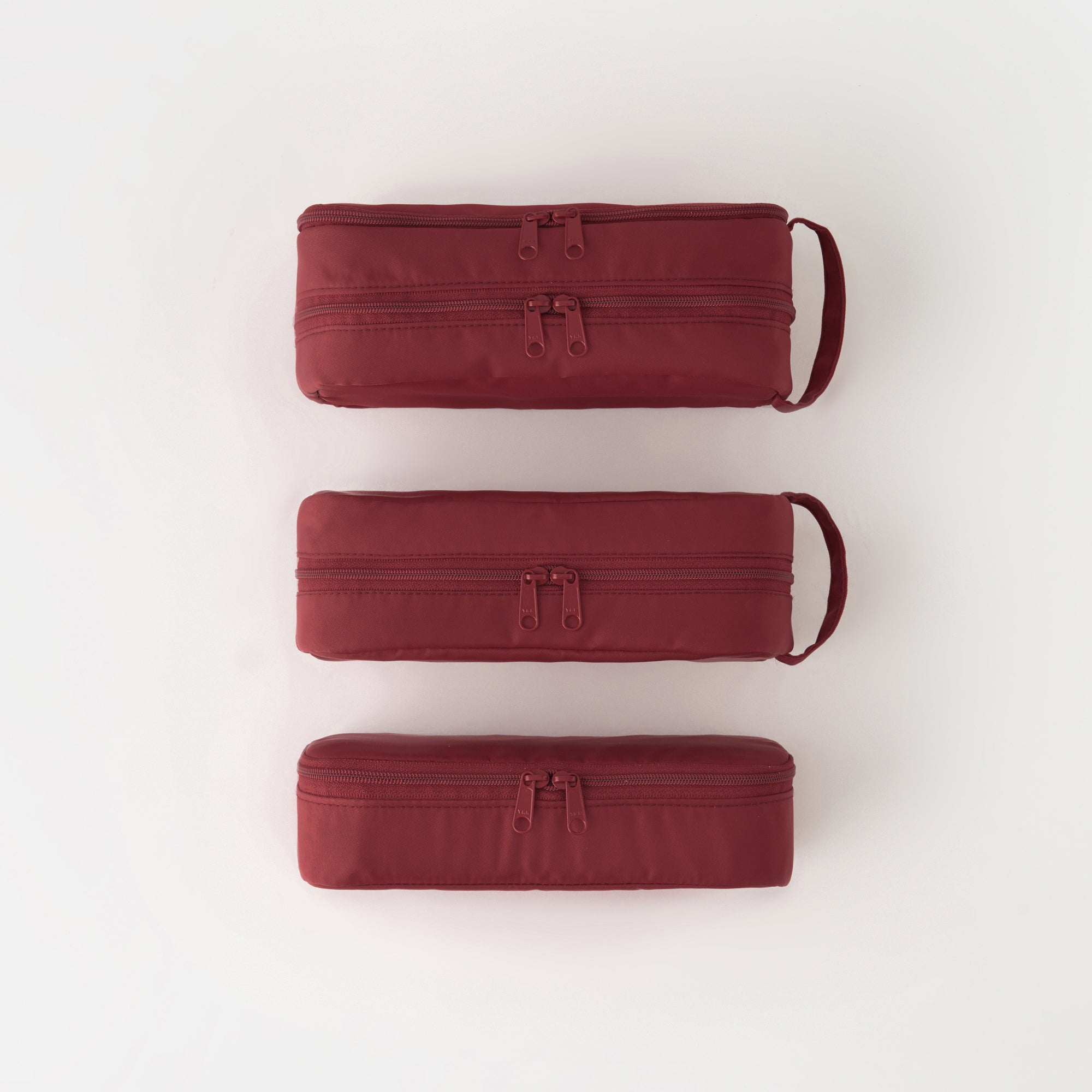 Nylon Pen Case with Handle - Red