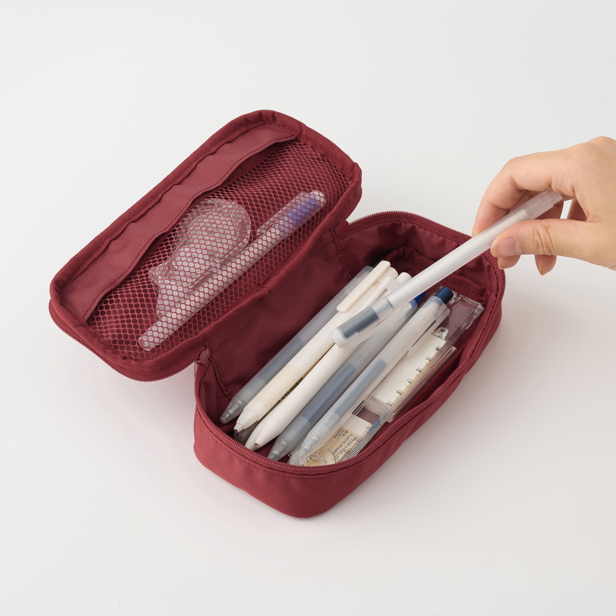 Nylon Pen Case - Red