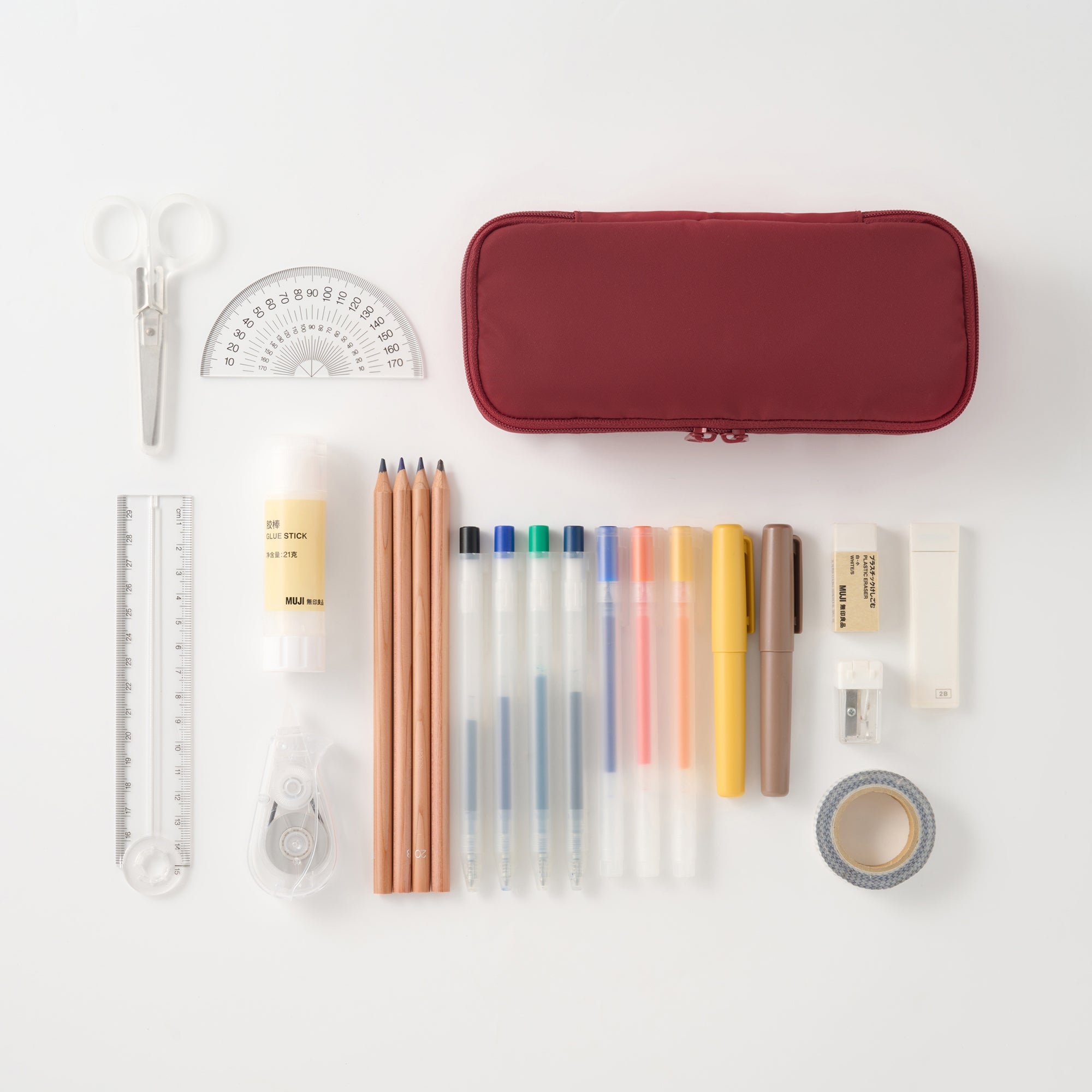Nylon Pen Case - Red