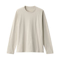 Men's Washed Jersey Crew Neck Long Sleeve T-Shirt