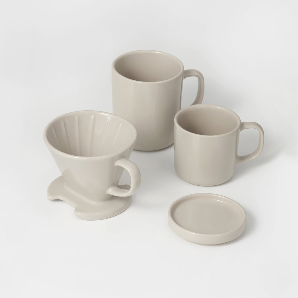 Stoneware Multi Saucer - Gray Beige