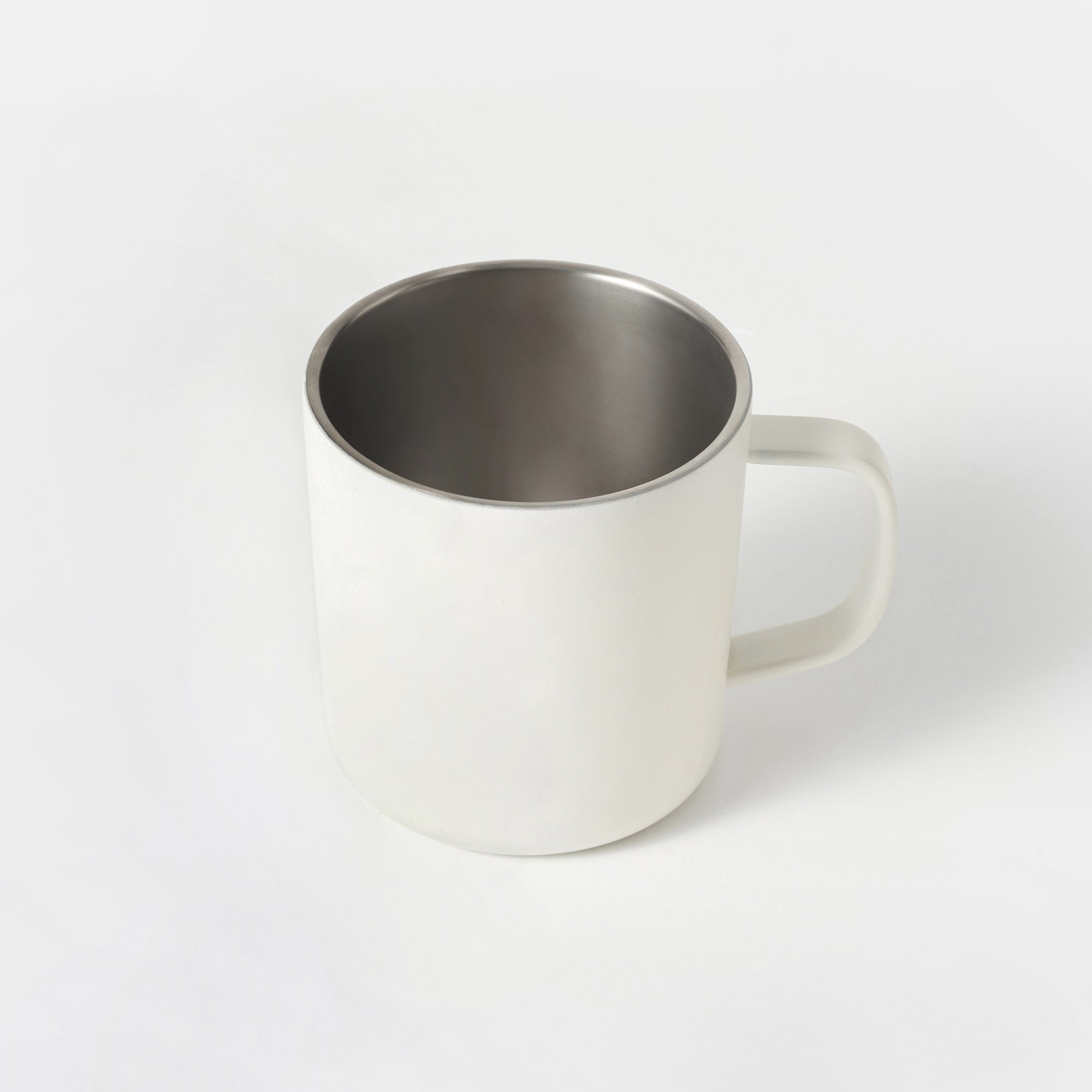 Stainless Steel Mug Cup - White 12.8 fl oz