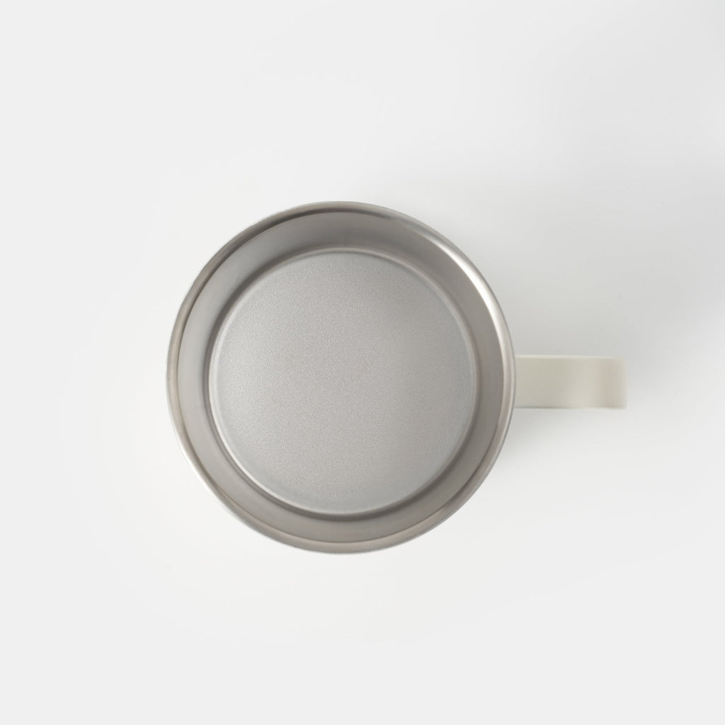 Stainless Steel Mug Cup - White 12.8 fl oz