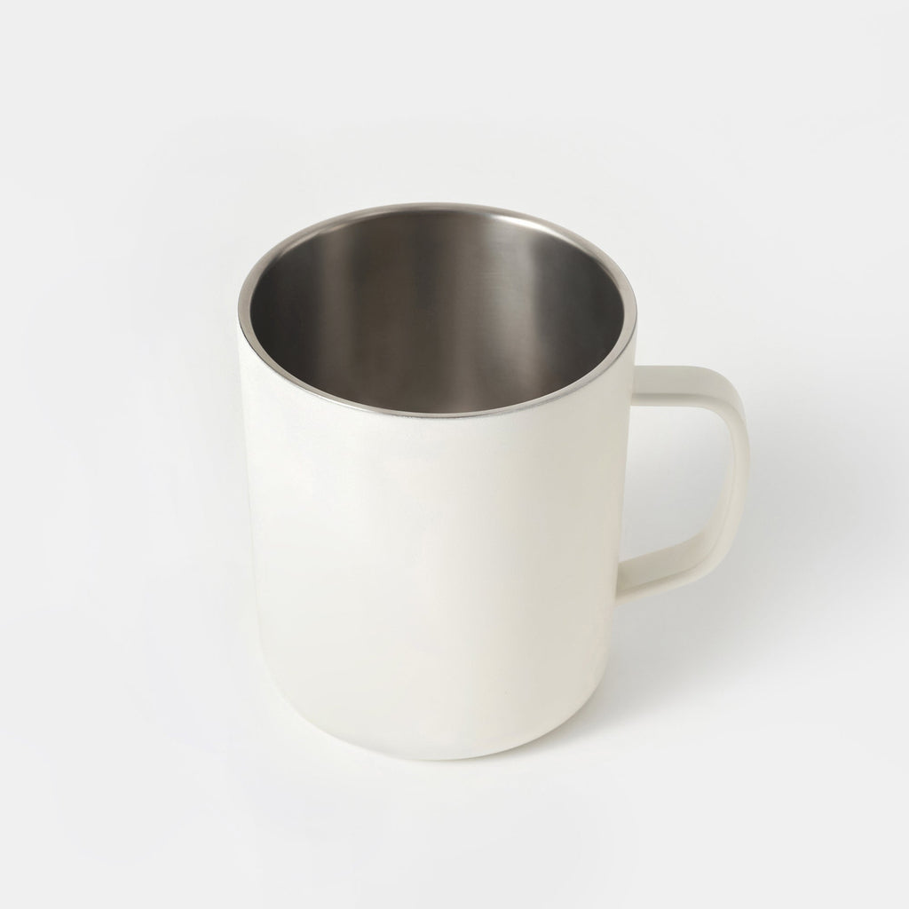 Stainless Steel Mug Cup - White 16.6 fl oz