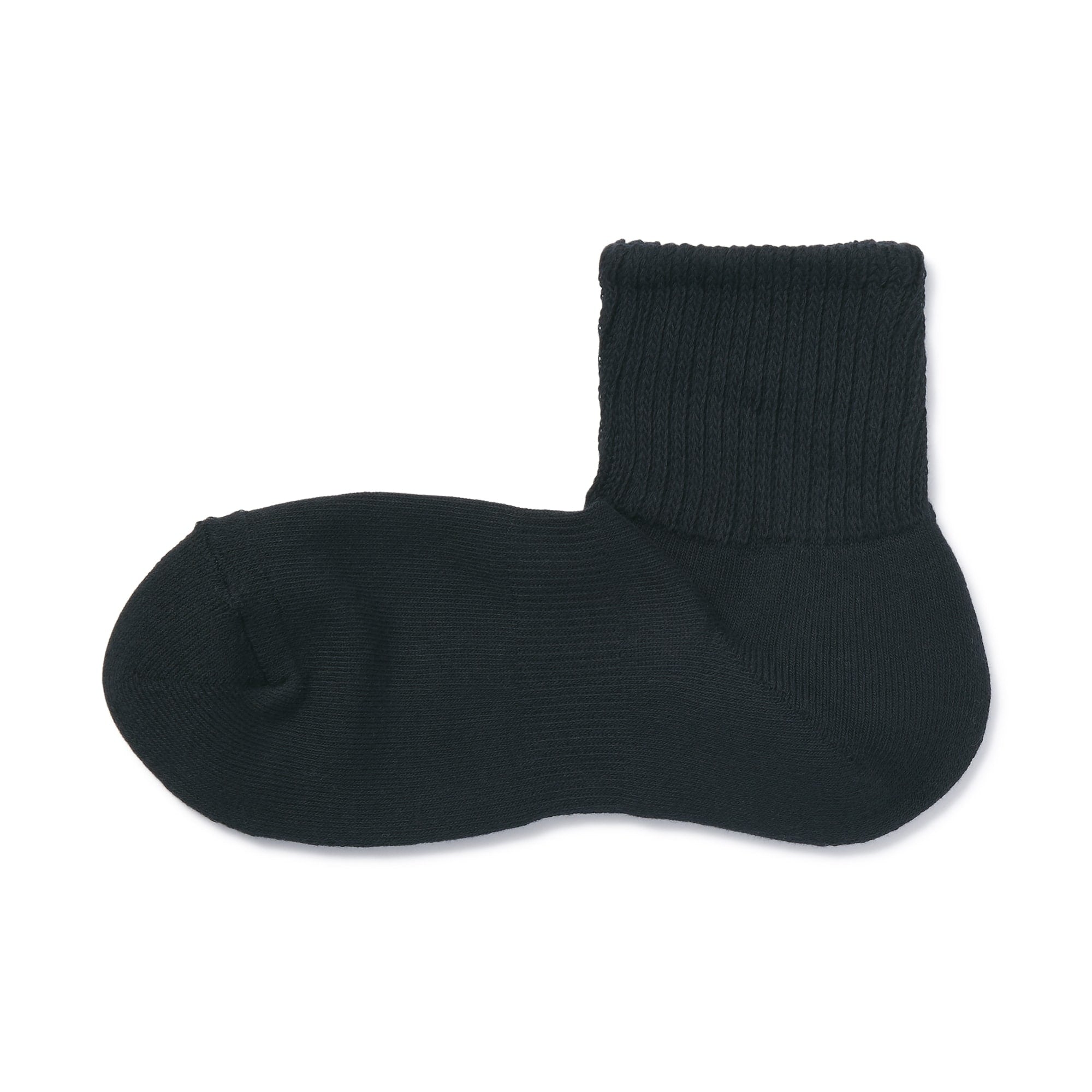 Right Angle Pile Short Socks