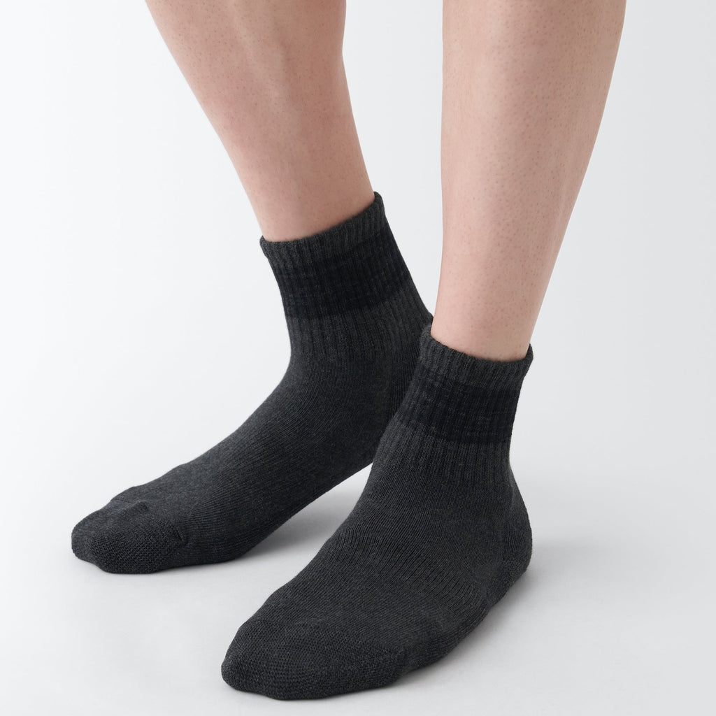 Right Angle Pile Short Socks - Pattern