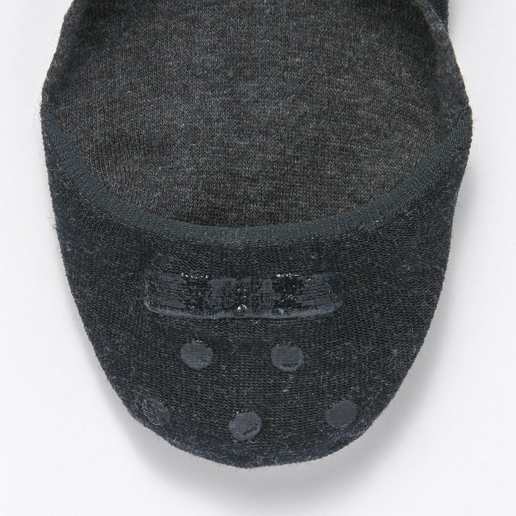 Thin No Show Socks with Heel Grips 25-29cm