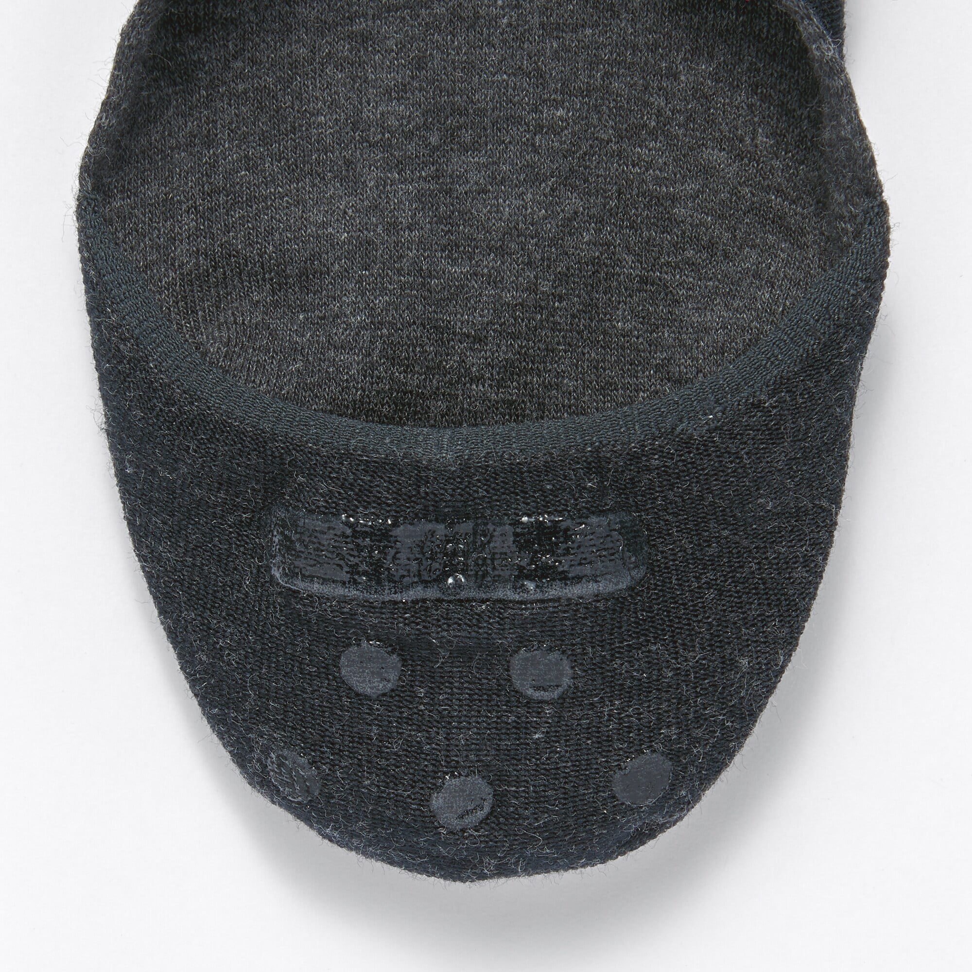 Thin No Show Socks with Heel Grips 25-29cm