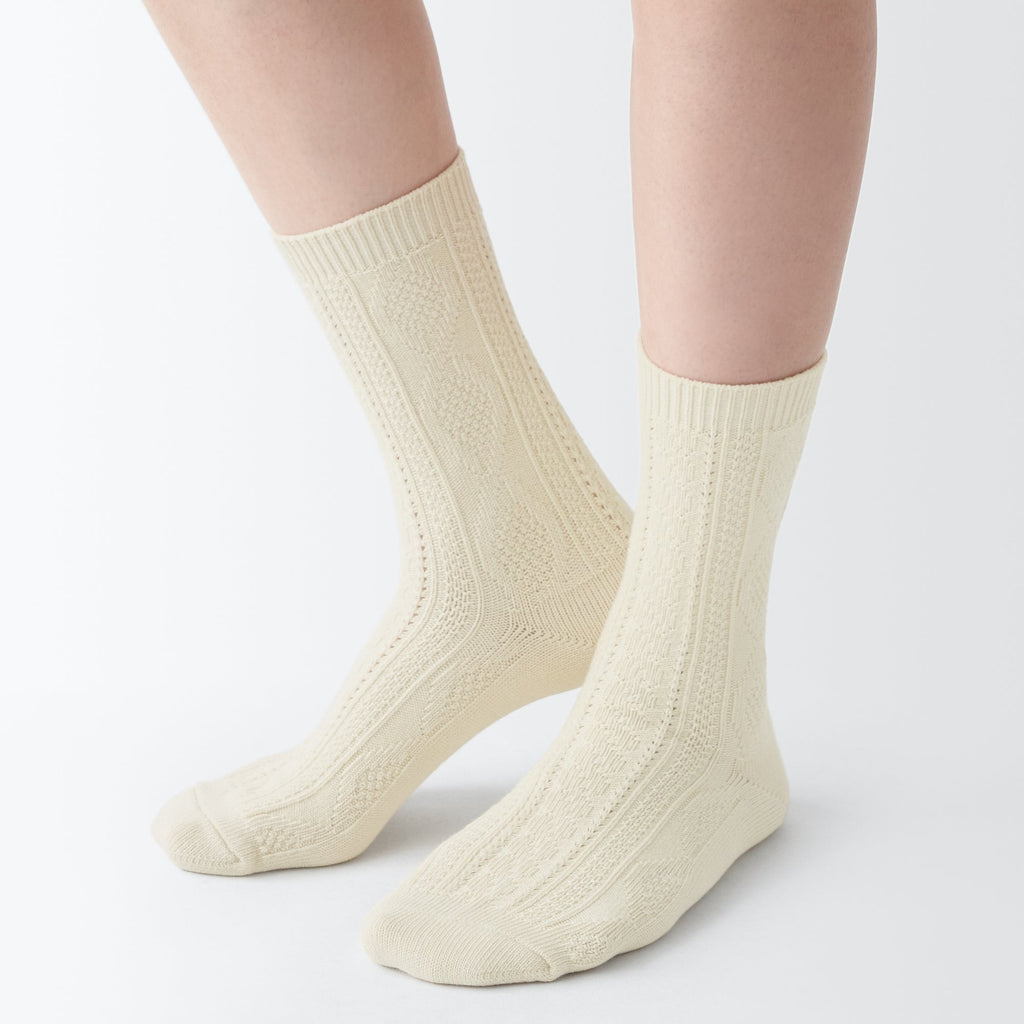 Right Angle Loose Top Socks