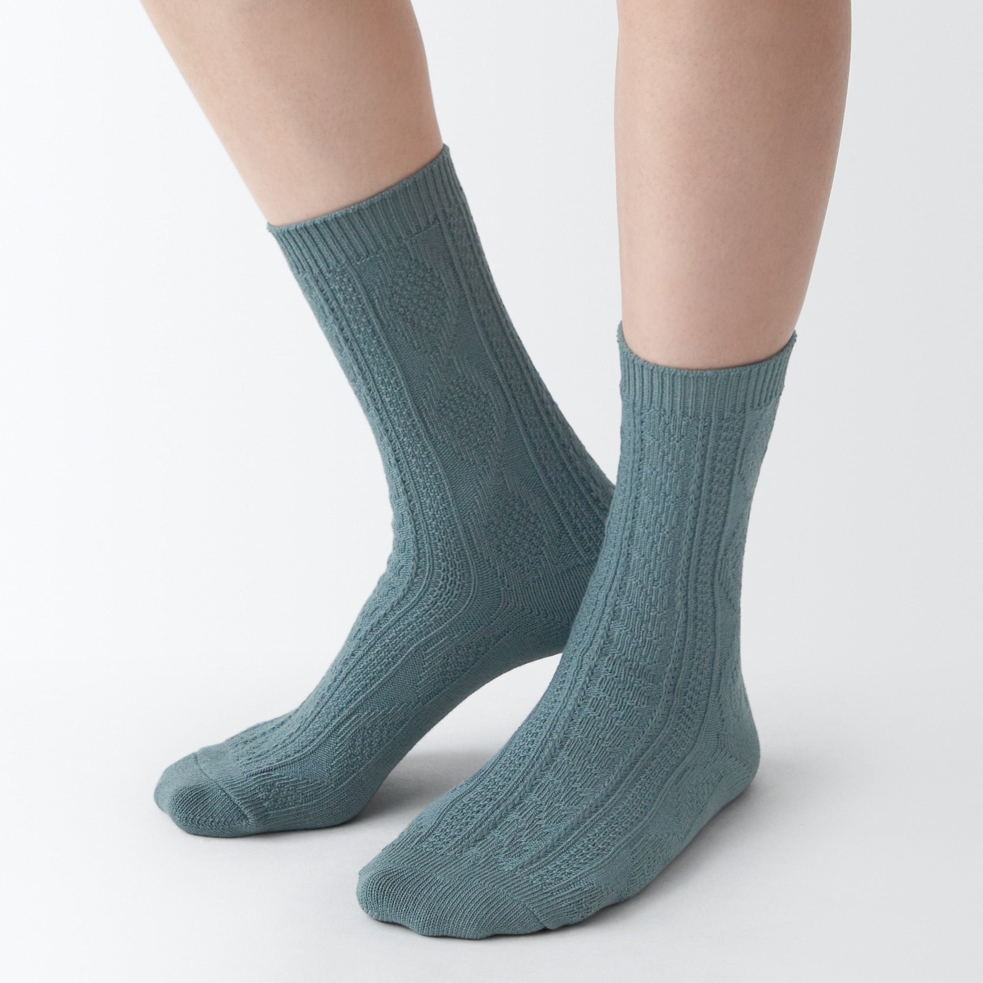 Right Angle Loose Top Socks