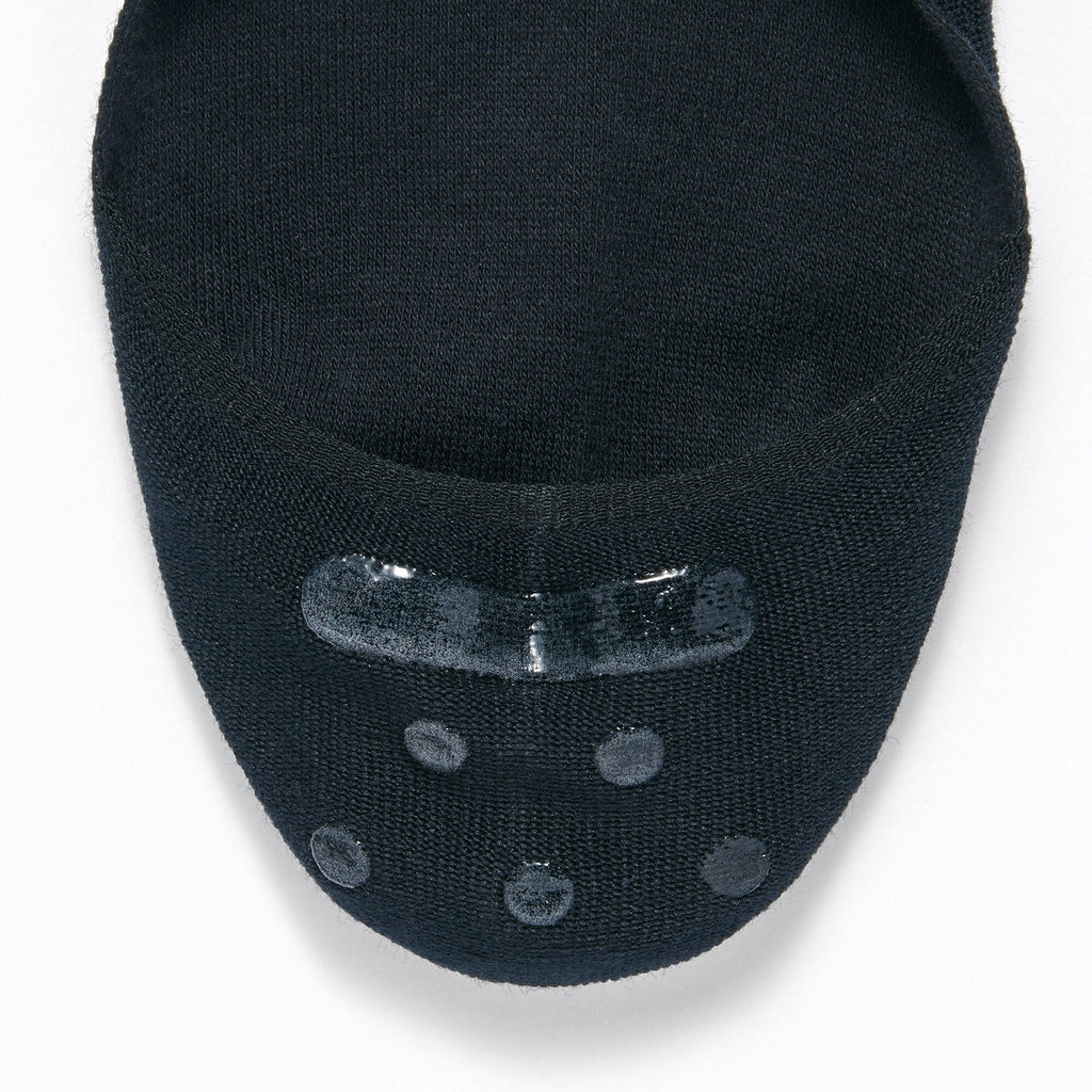 Thin No Show Socks with Heel Grips 25-29cm