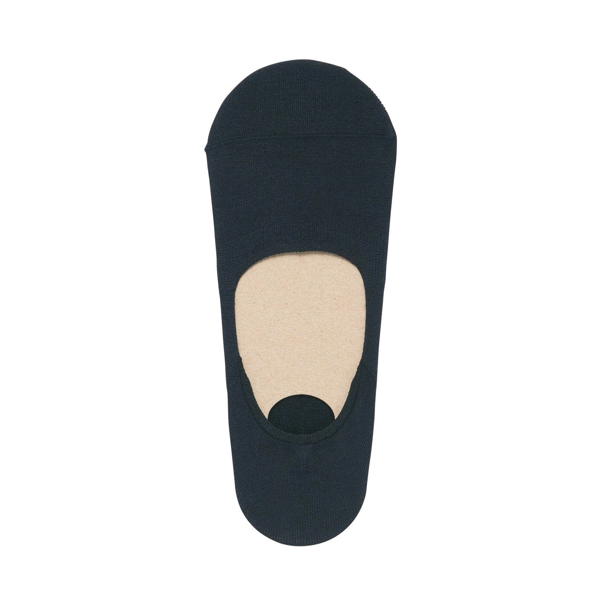 Thin No Show Socks with Heel Grips 25-29cm