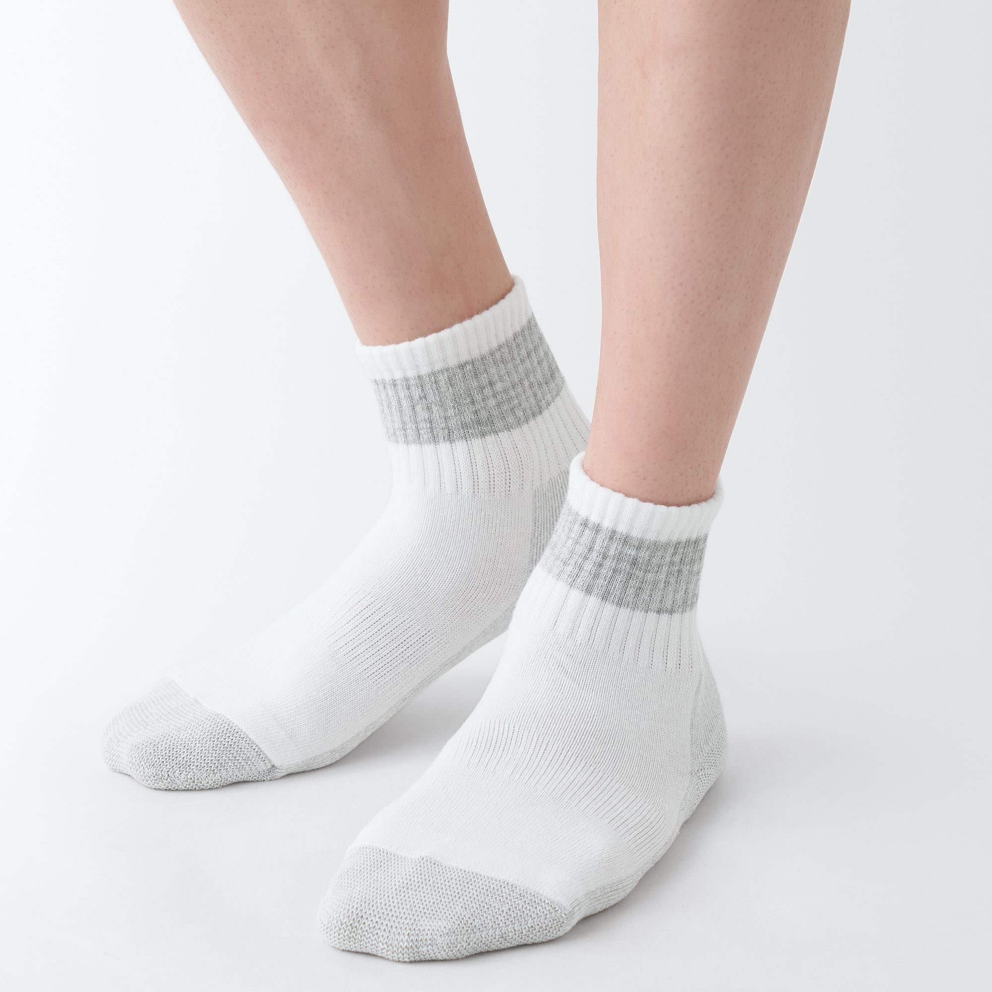Right Angle Pile Short Socks - Pattern