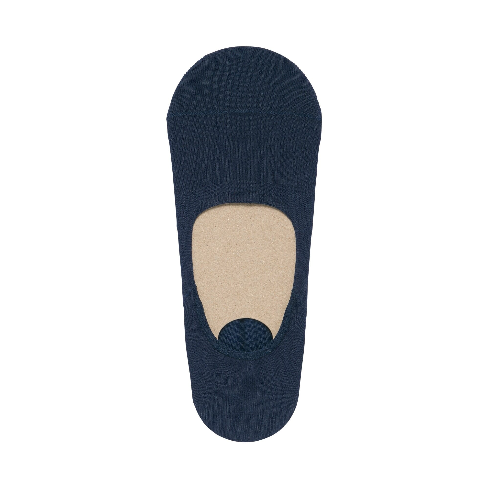 Thin No Show Socks with Heel Grips 25-29cm