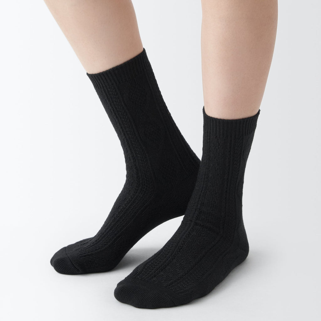 Right Angle Loose Top Socks