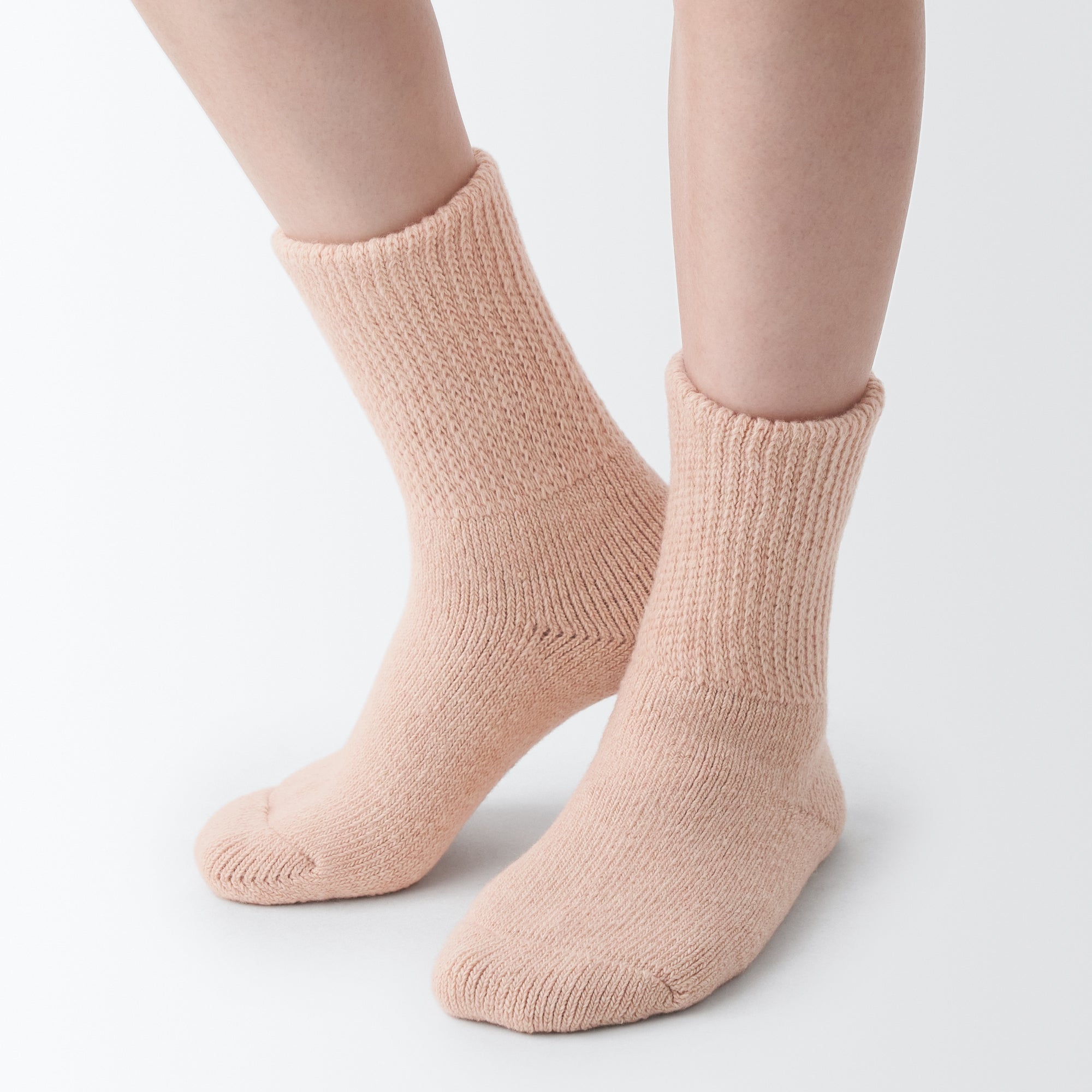 Loose Top Yak Blend Wool Cozy Socks