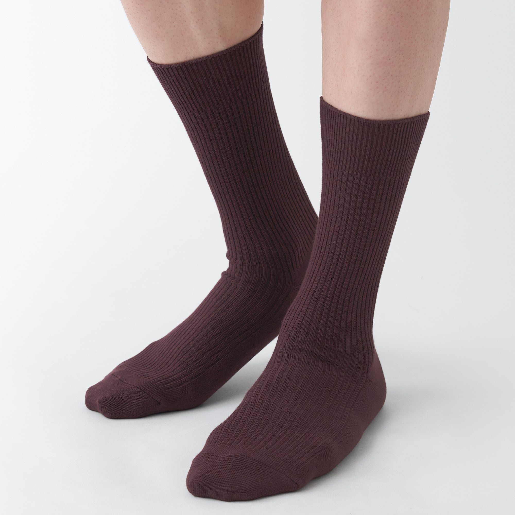 Right Angle Ribbed Socks