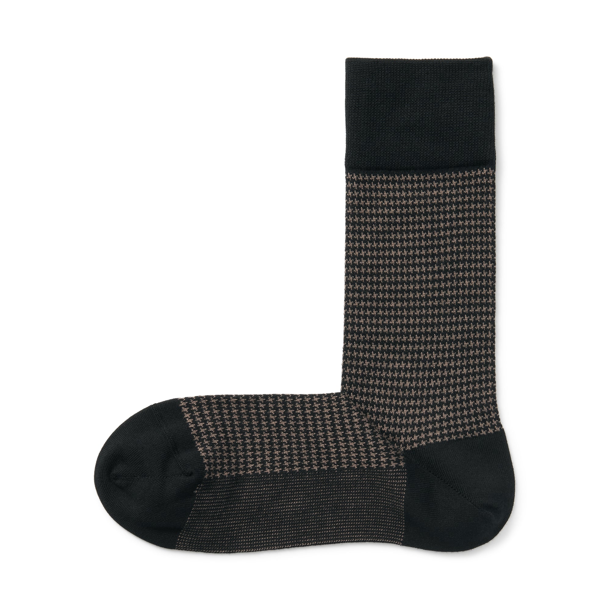 Right Angle Socks - Houndstooth Pattern