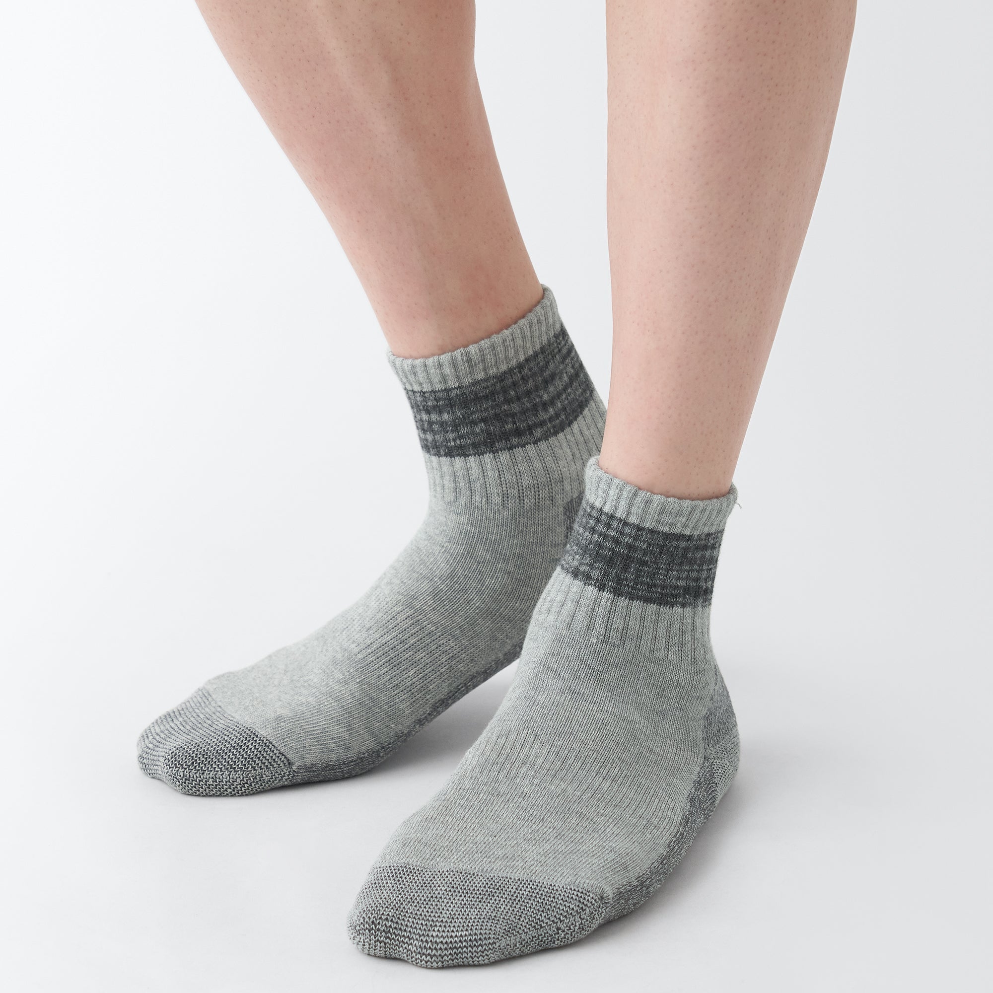 Right Angle Pile Short Socks - Pattern