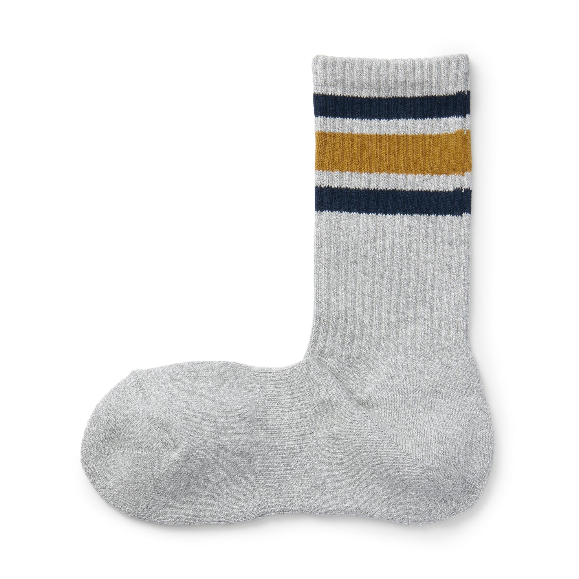 Right Angle Pile Striped Socks