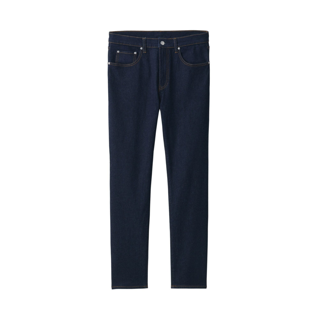 Men's Stretch Denim Slim Pants Dark Navy (L 30inch / 76cm)