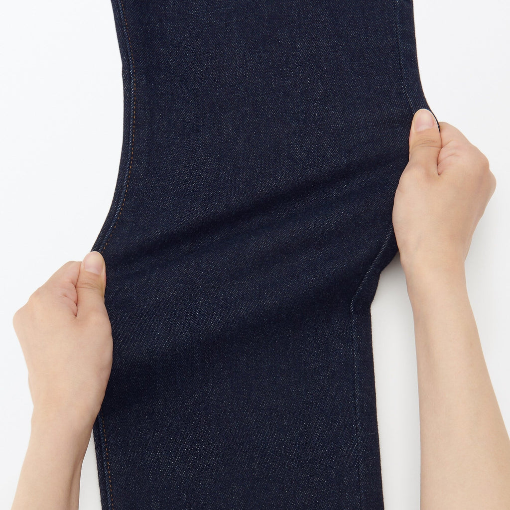 Men's Stretch Denim Slim Pants Dark Navy (L 30inch / 76cm)