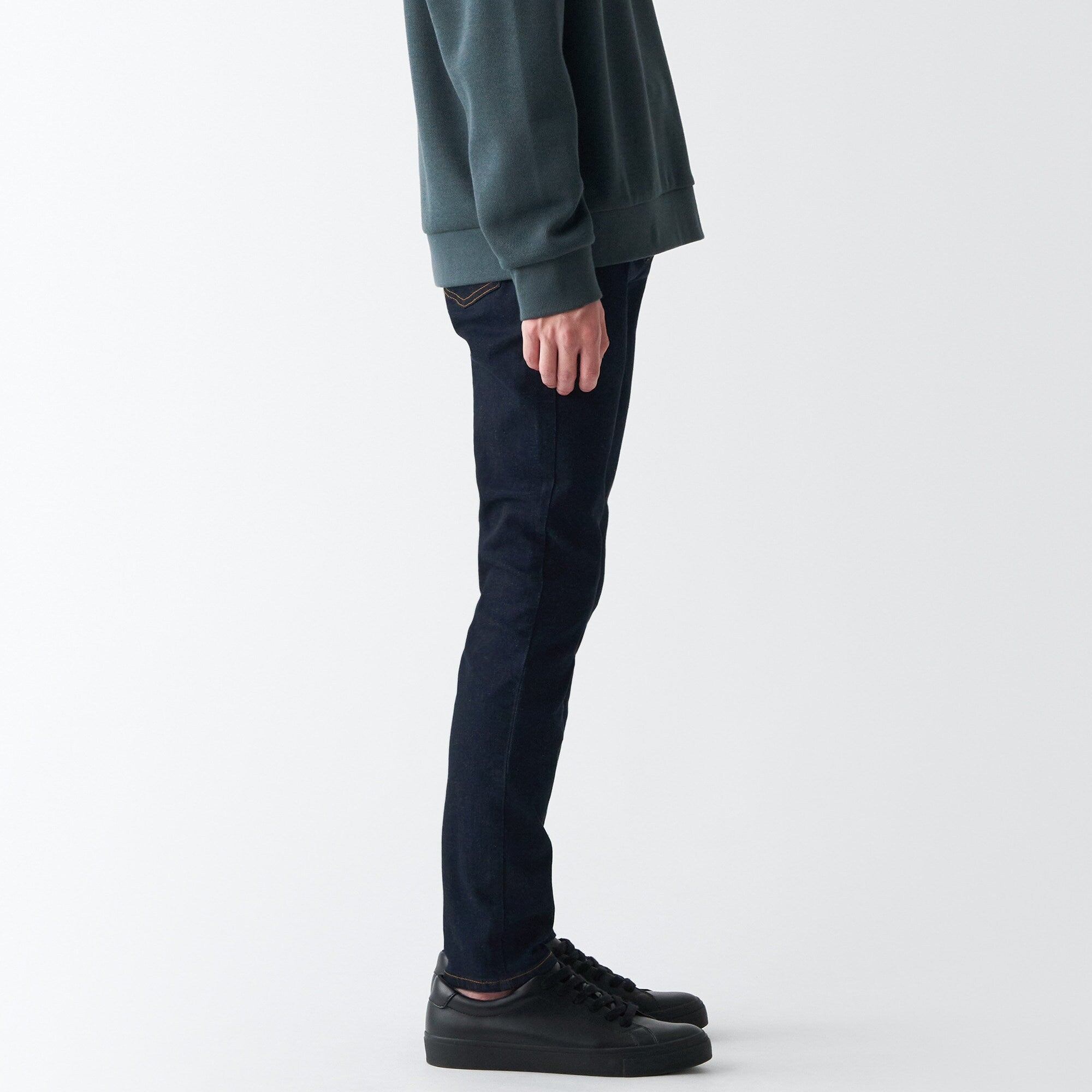 Men's Super Stretch Denim Skinny Pants Dark Navy (L30)