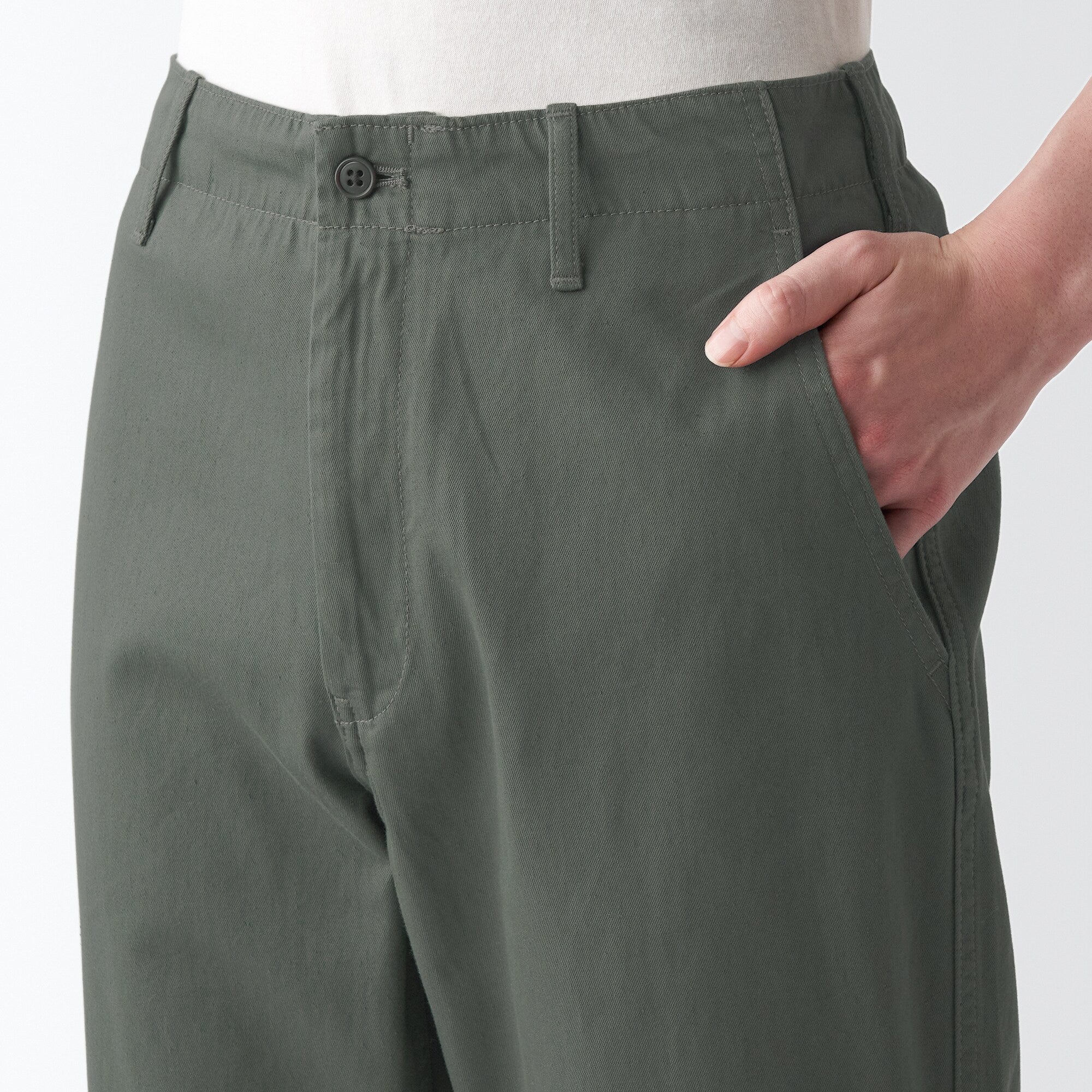Men's Slub Yarn Chino Regular Pants (L30)