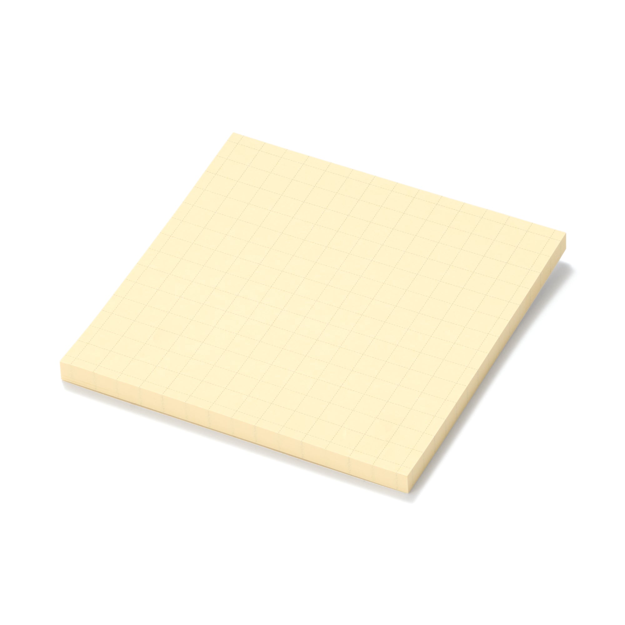 5 mm Grid Square Sticky Notes Yellow - 75 x 75mm Secondary image