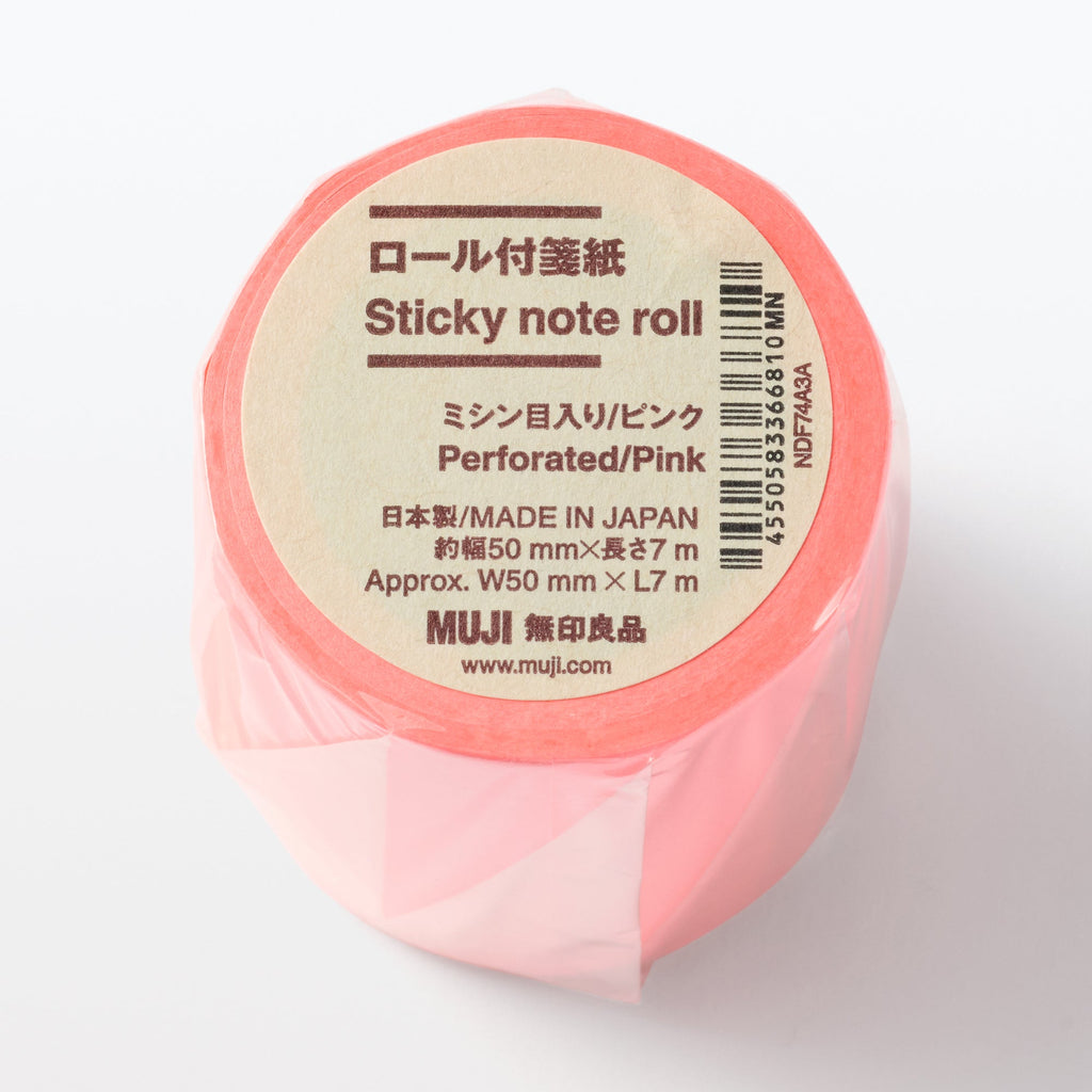Perforated Color Sticky Note Roll