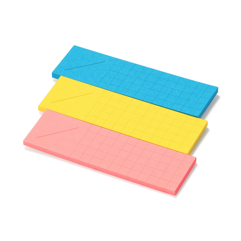 Full Adhesive Deadline Sticky Note 3 Color Set