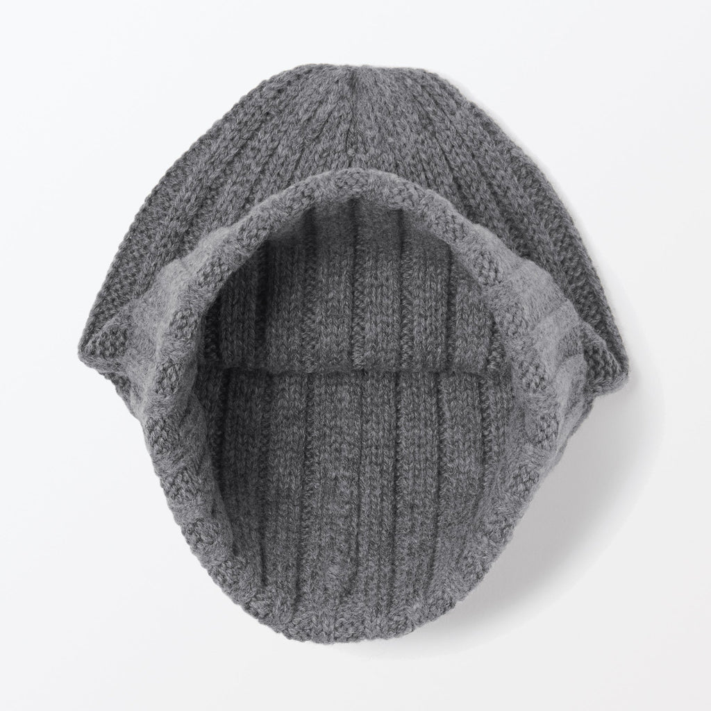 Wool Ribbed Beanie