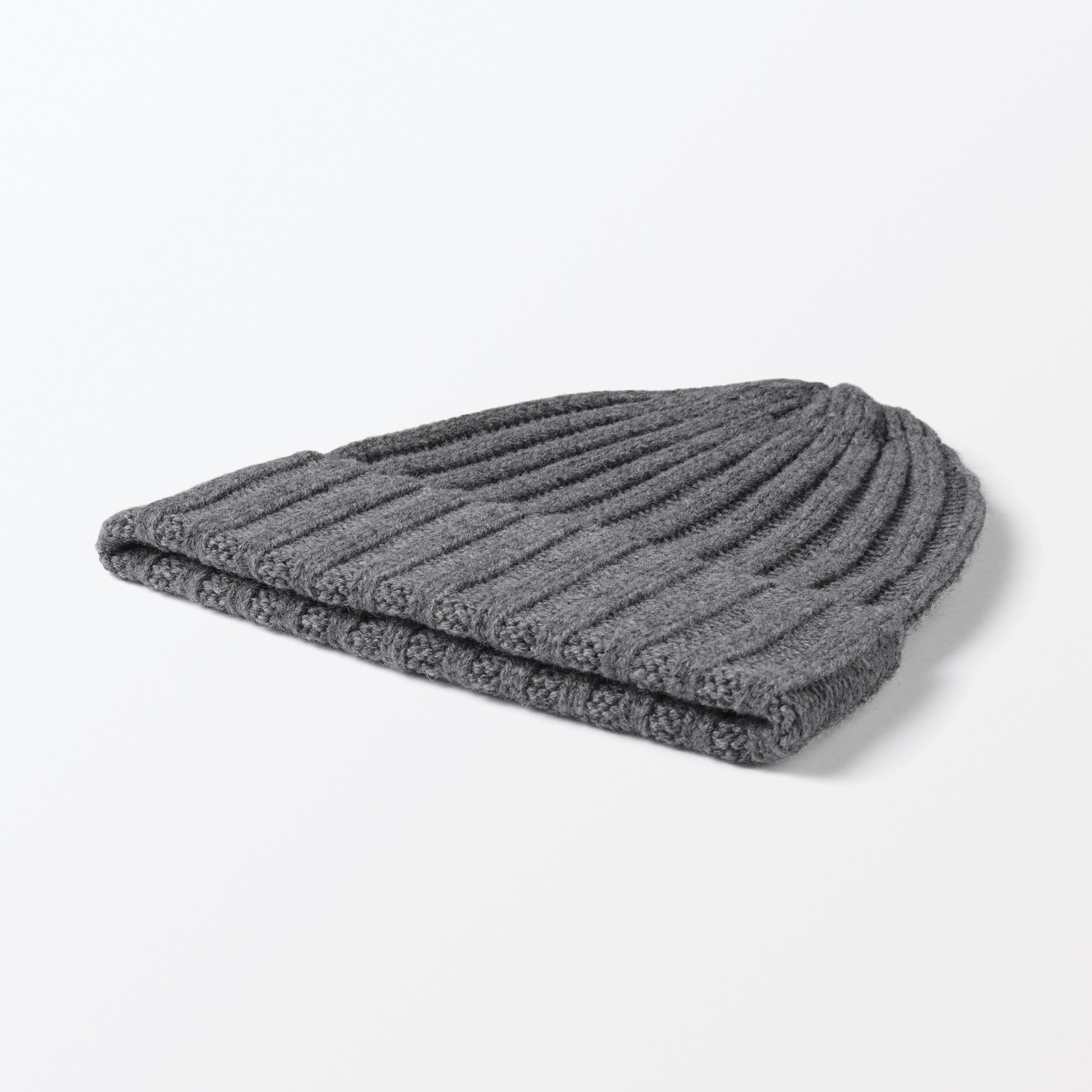 Wool Ribbed Beanie