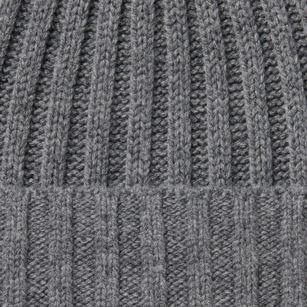 Wool Ribbed Beanie