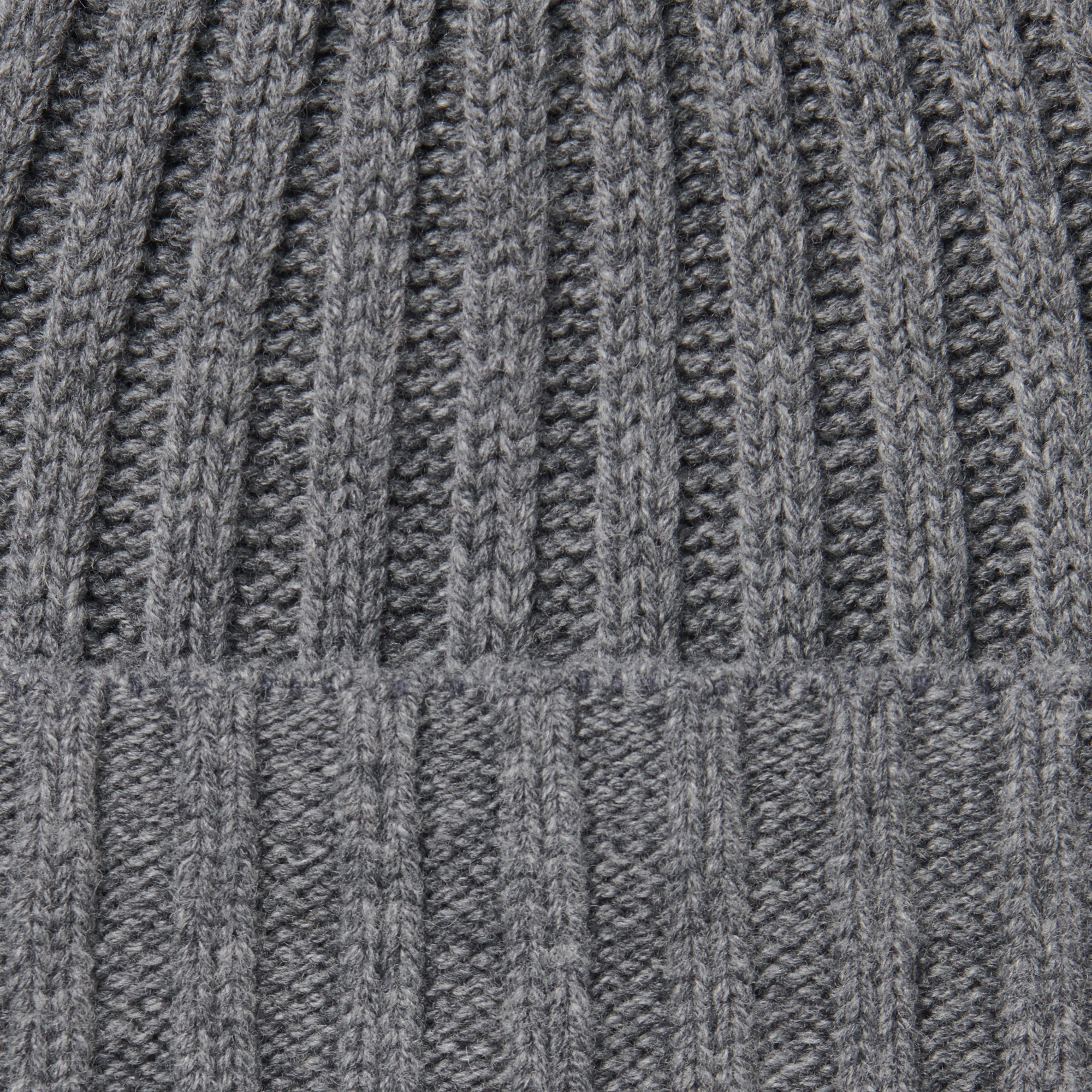 Wool Ribbed Beanie