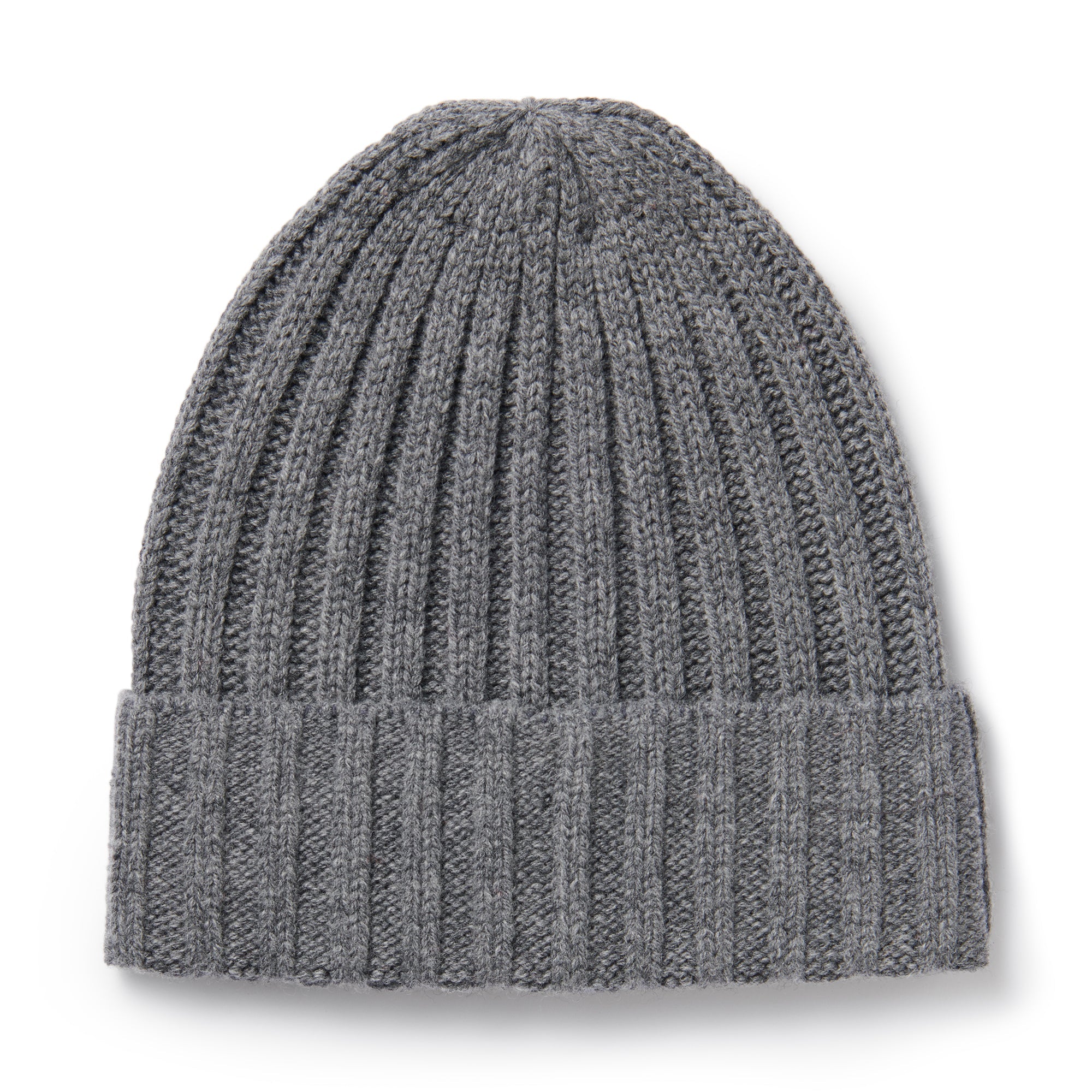Wool Ribbed Beanie