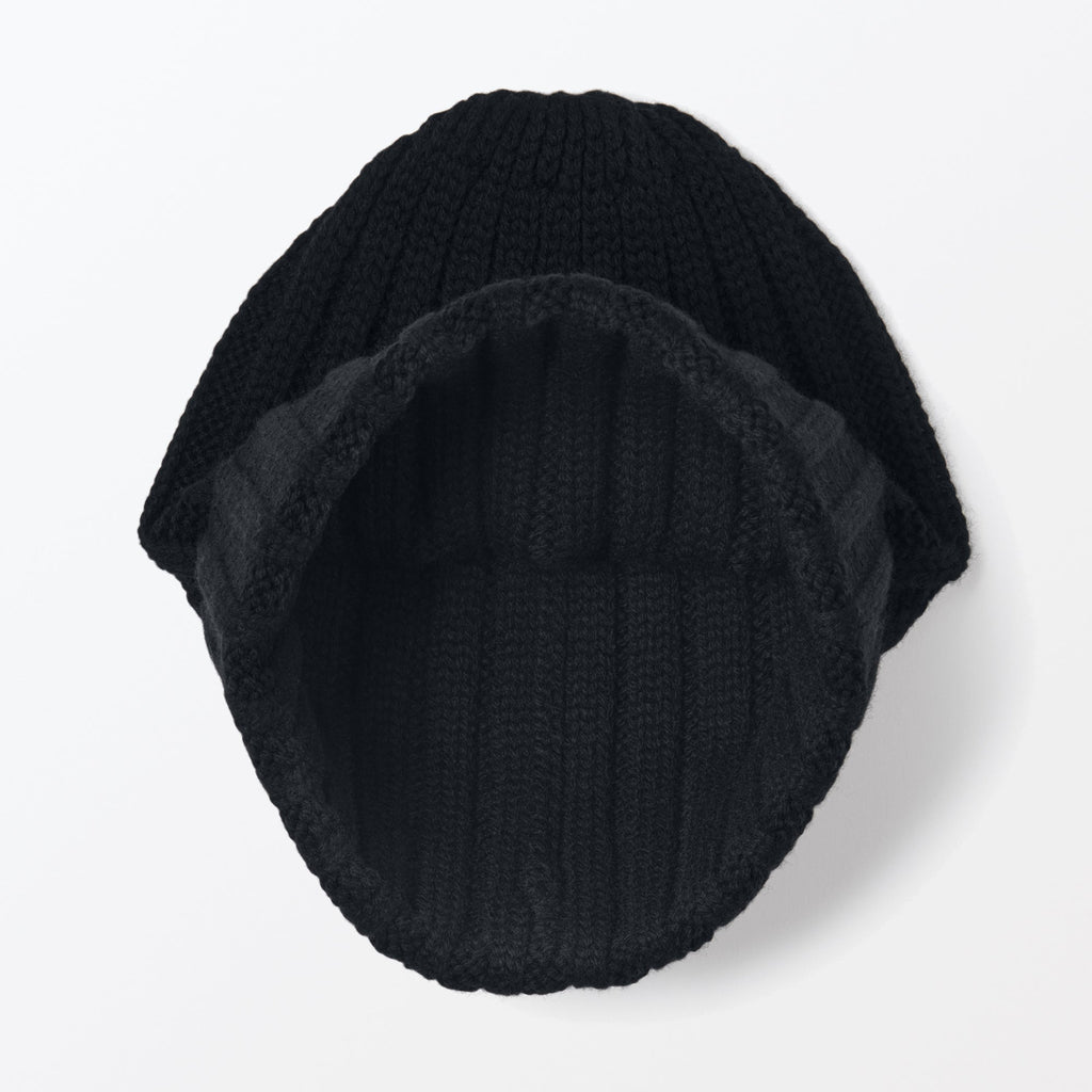 Wool Ribbed Beanie