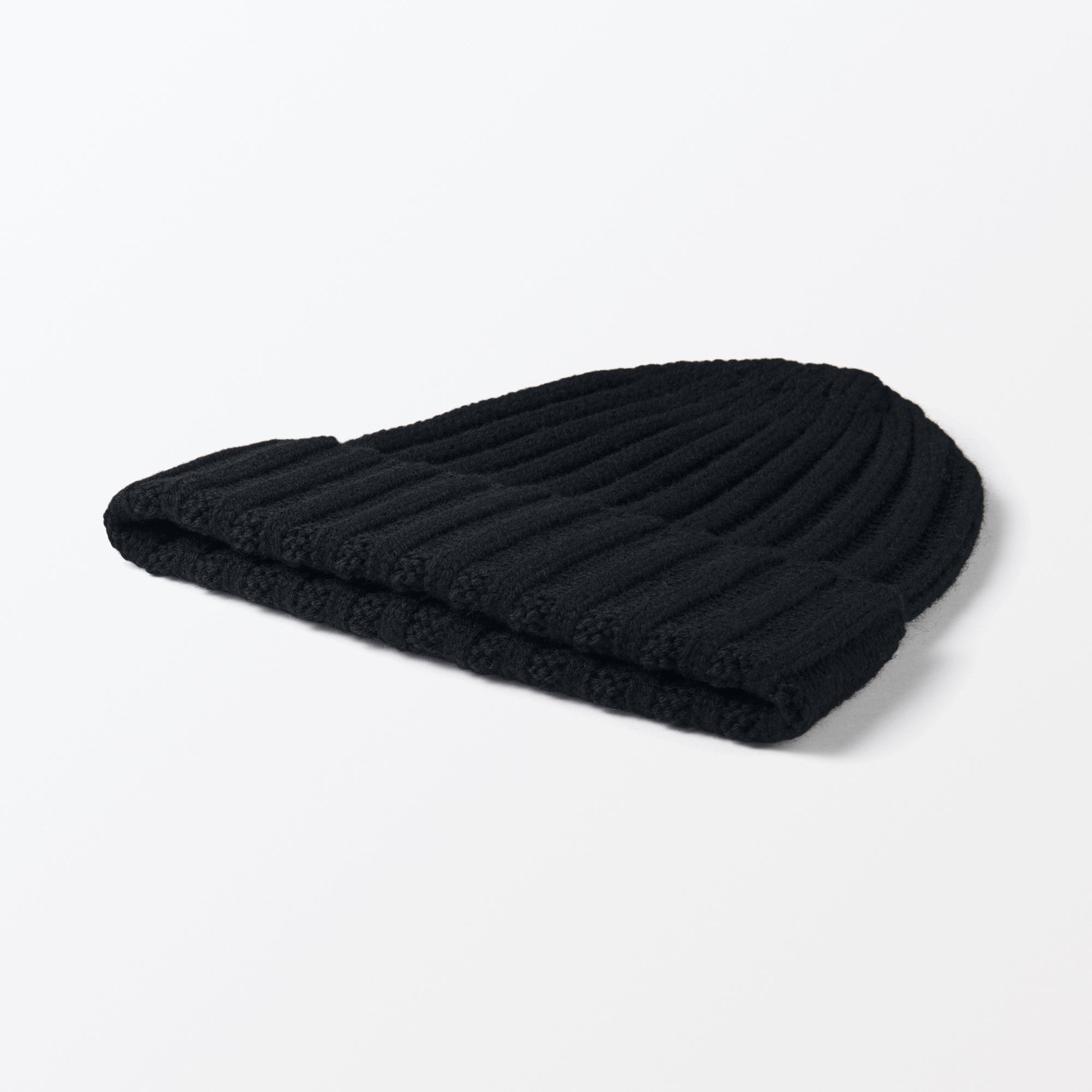 Wool Ribbed Beanie