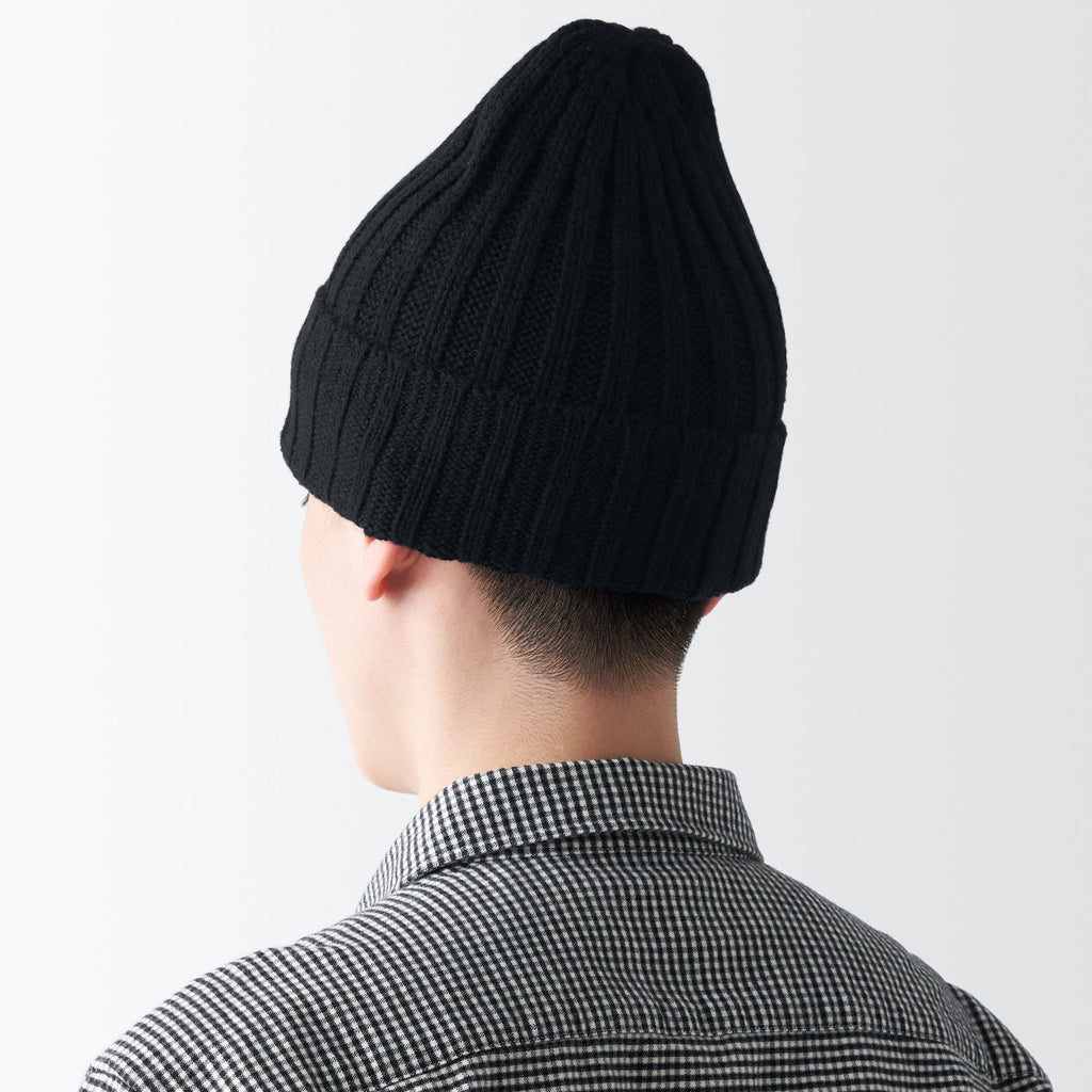 Wool Ribbed Beanie