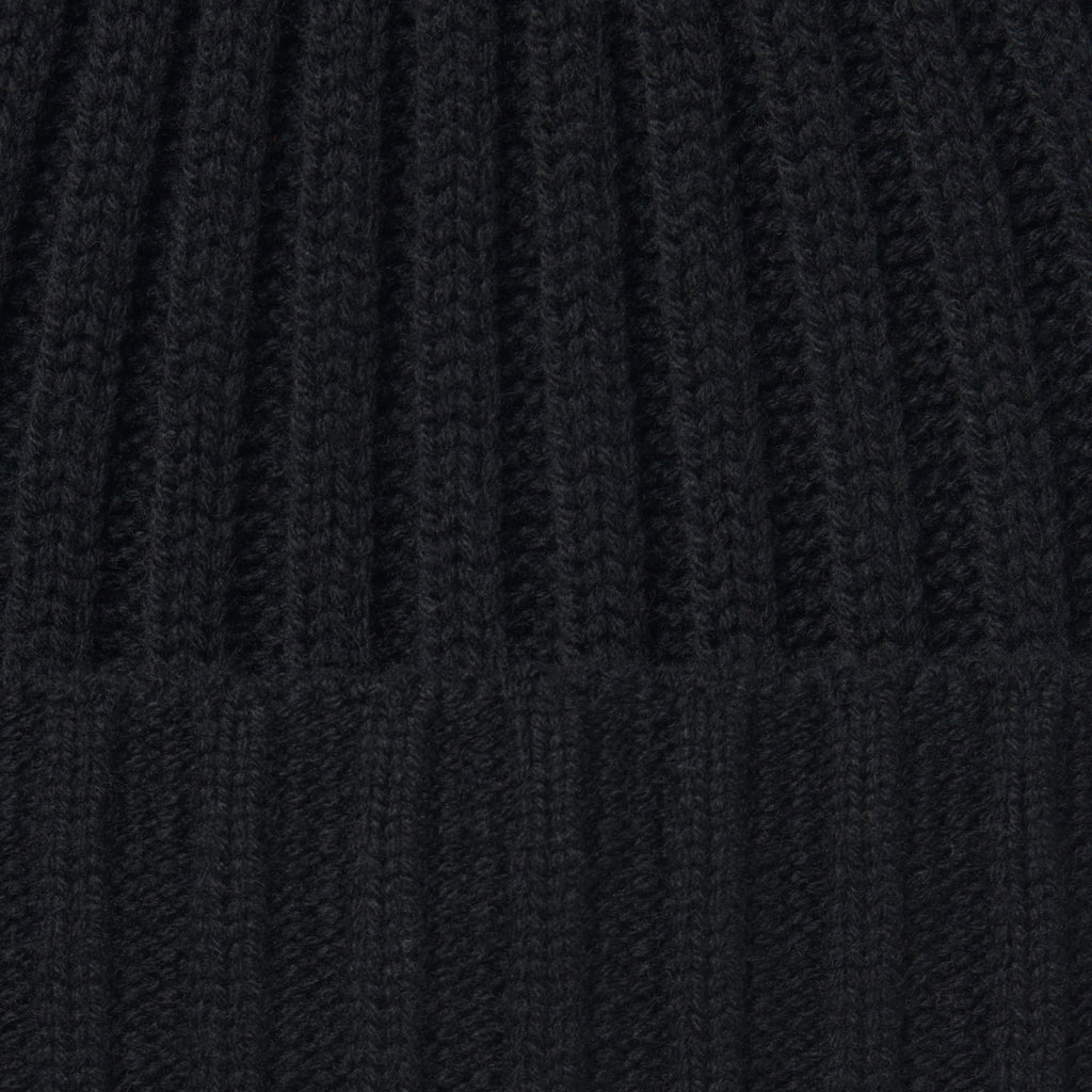 Wool Ribbed Beanie
