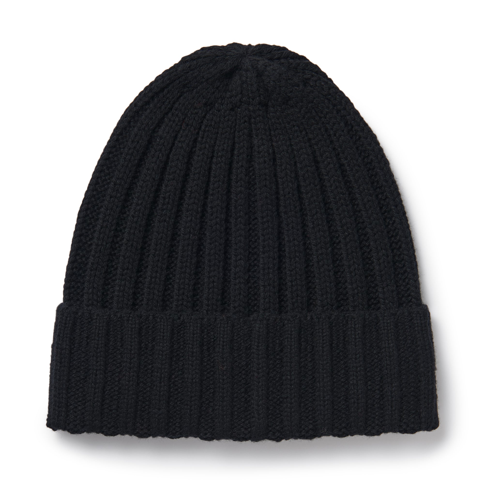Wool Ribbed Beanie