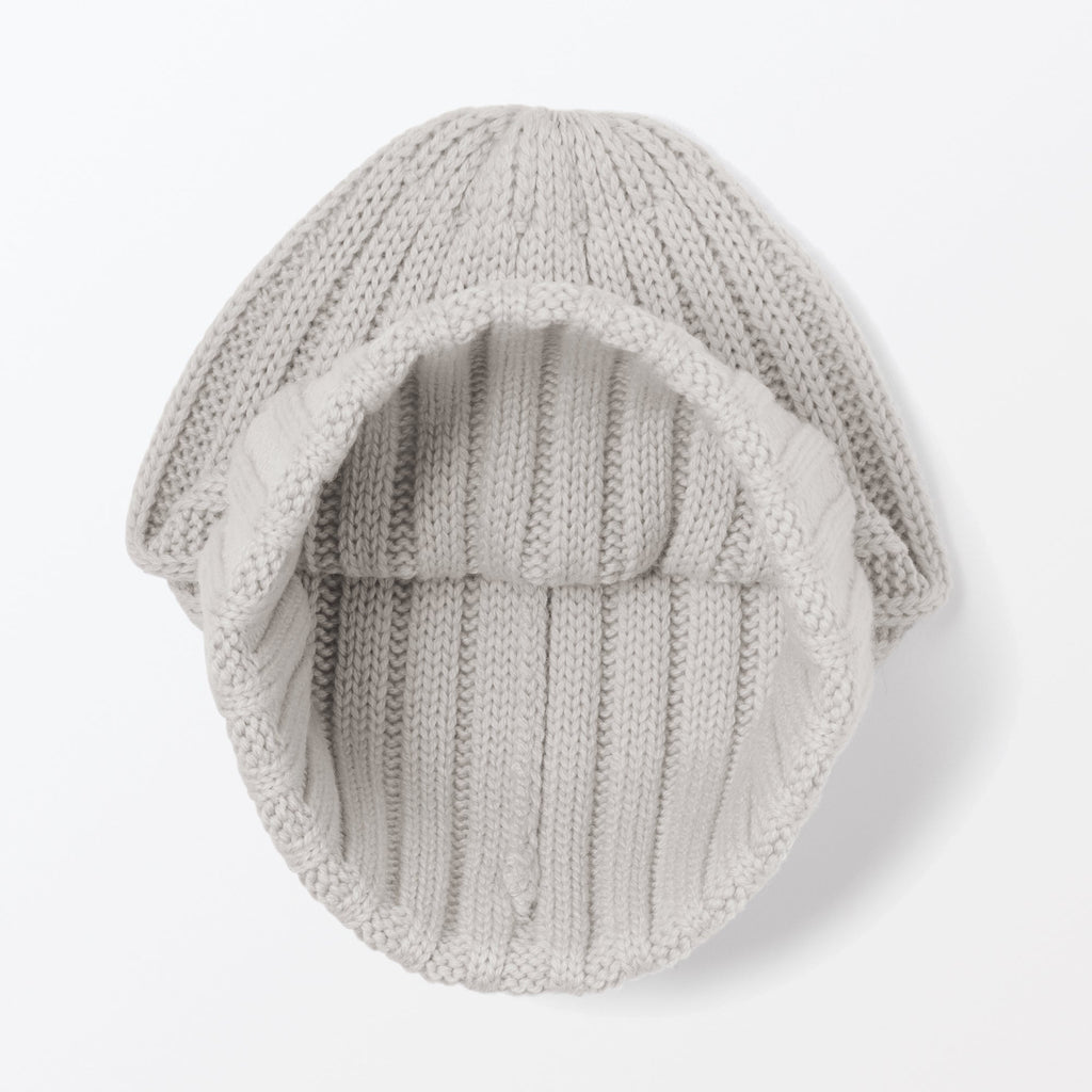 Wool Ribbed Beanie