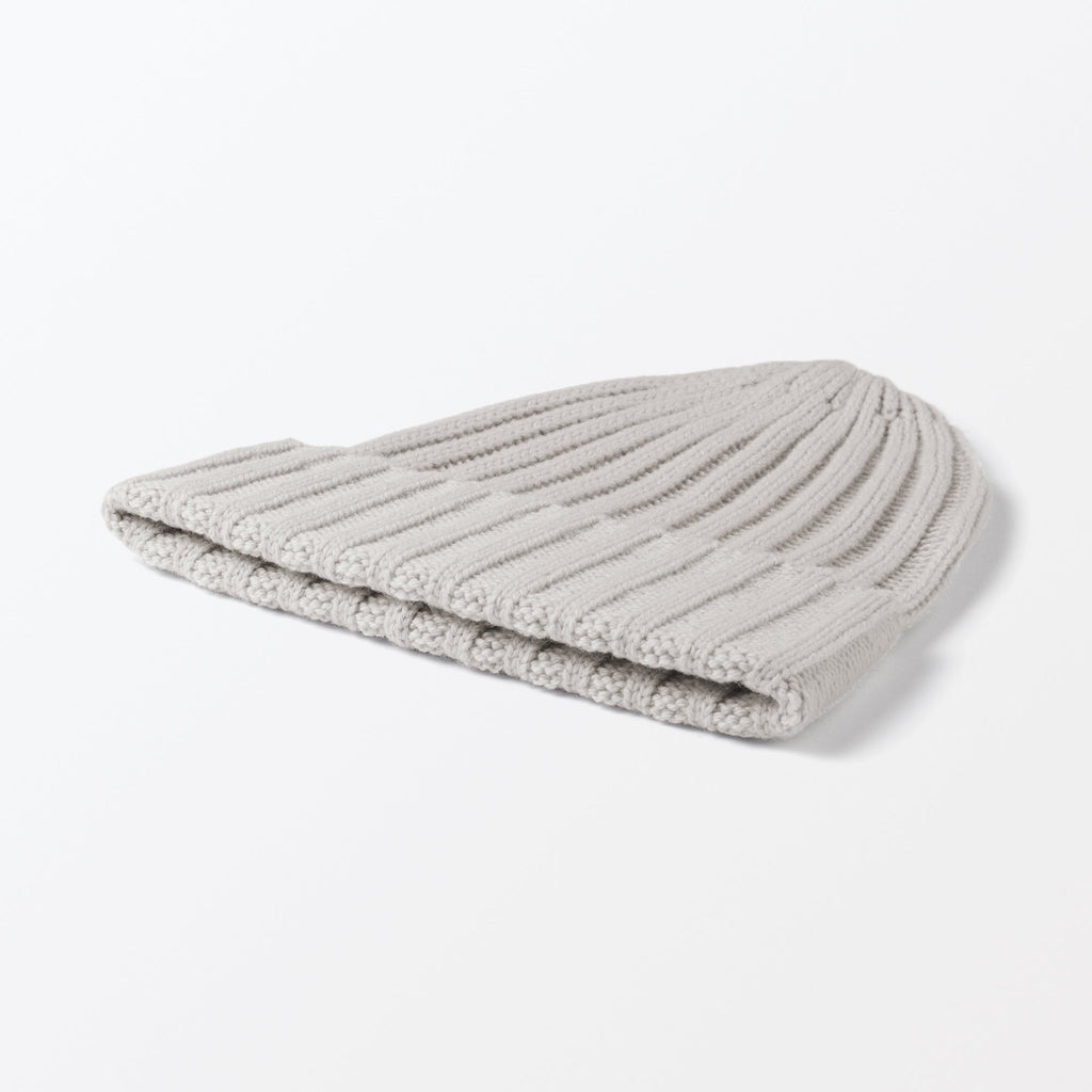 Wool Ribbed Beanie