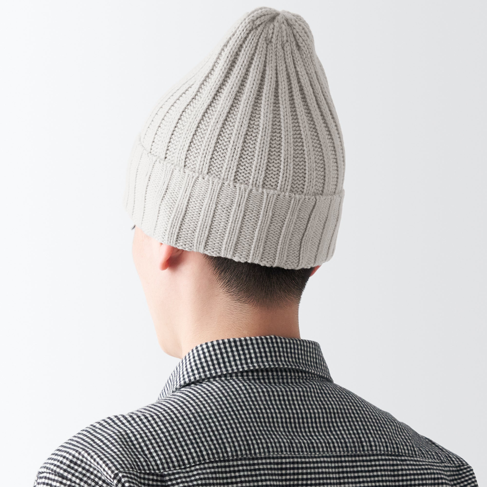 Wool Ribbed Beanie