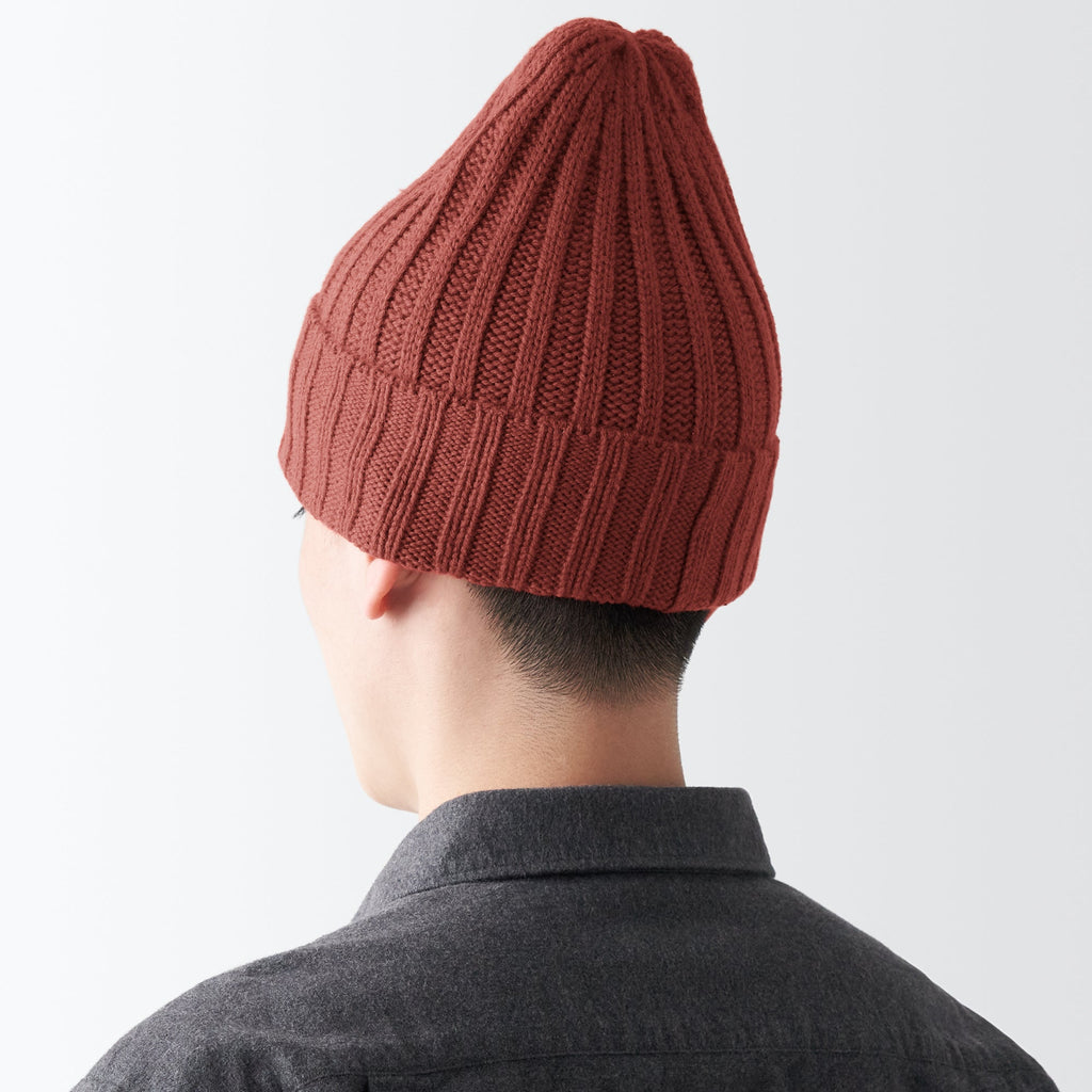 Wool Ribbed Beanie