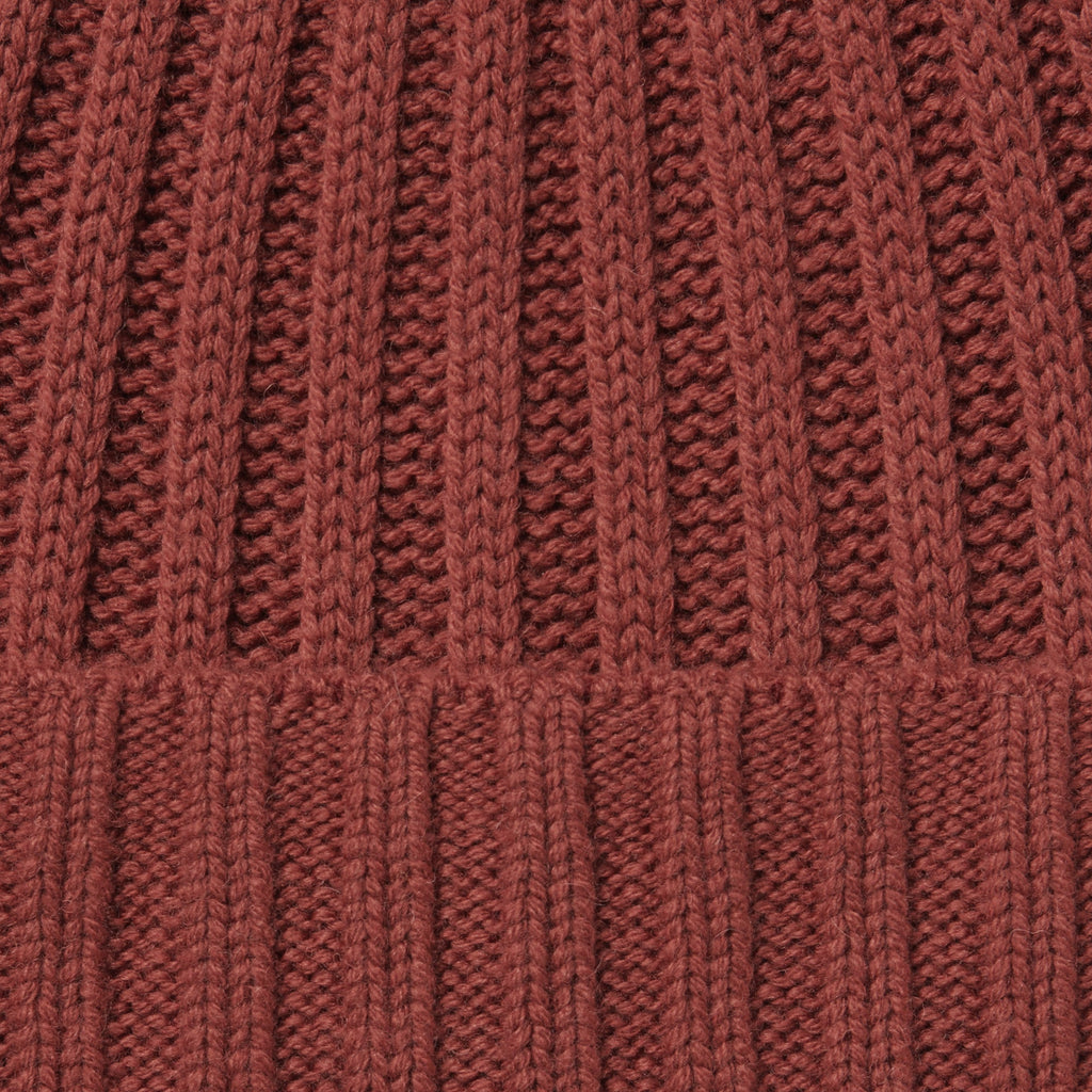 Wool Ribbed Beanie