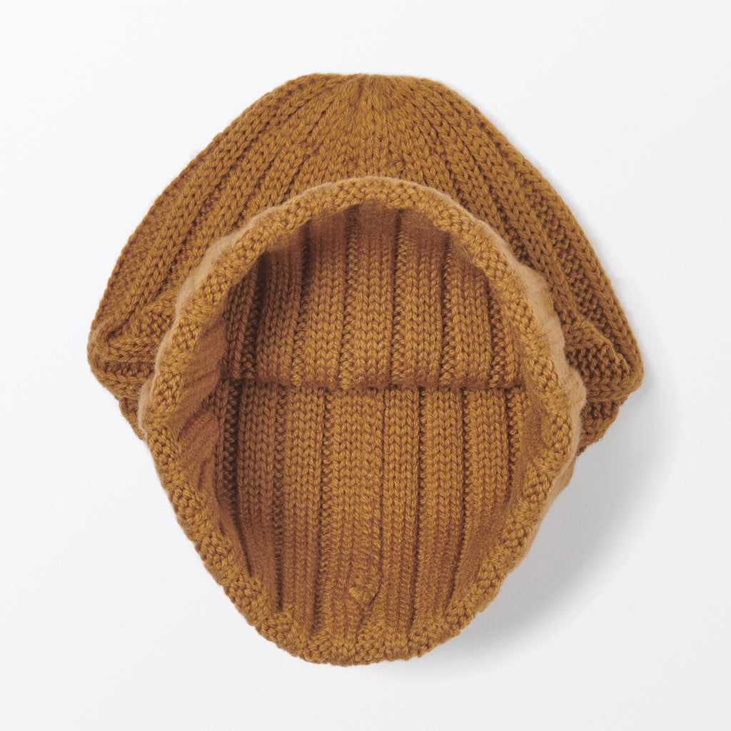 Wool Ribbed Beanie